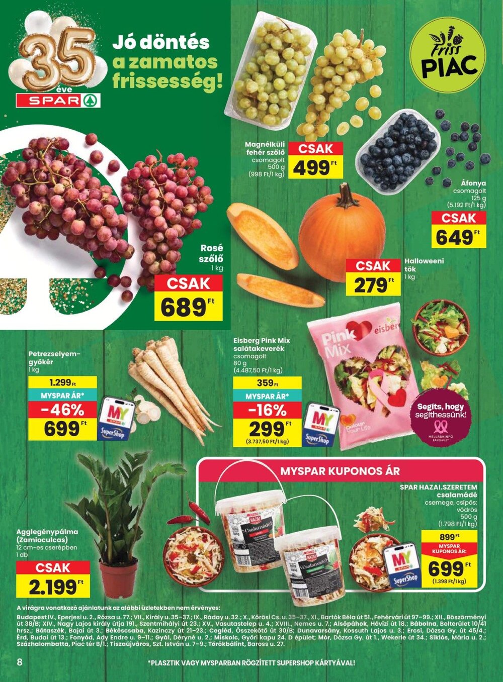 Spar akciós újság 2026.10.08-tól - 8. oldal.