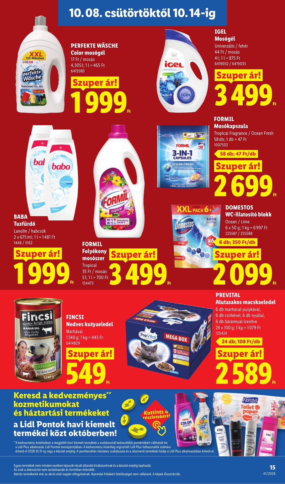 Lidl akciós újság 2026.10.08-tól - 15. oldal.