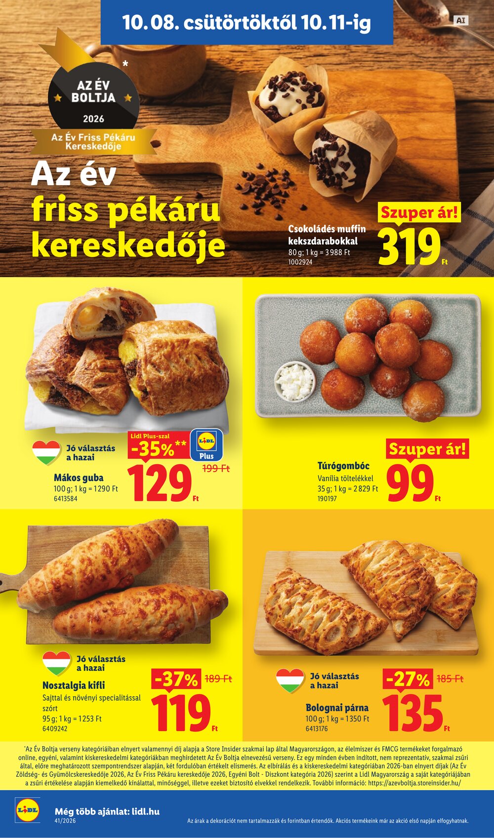 Lidl akciós újság 2026.10.08-tól - 2. oldal.