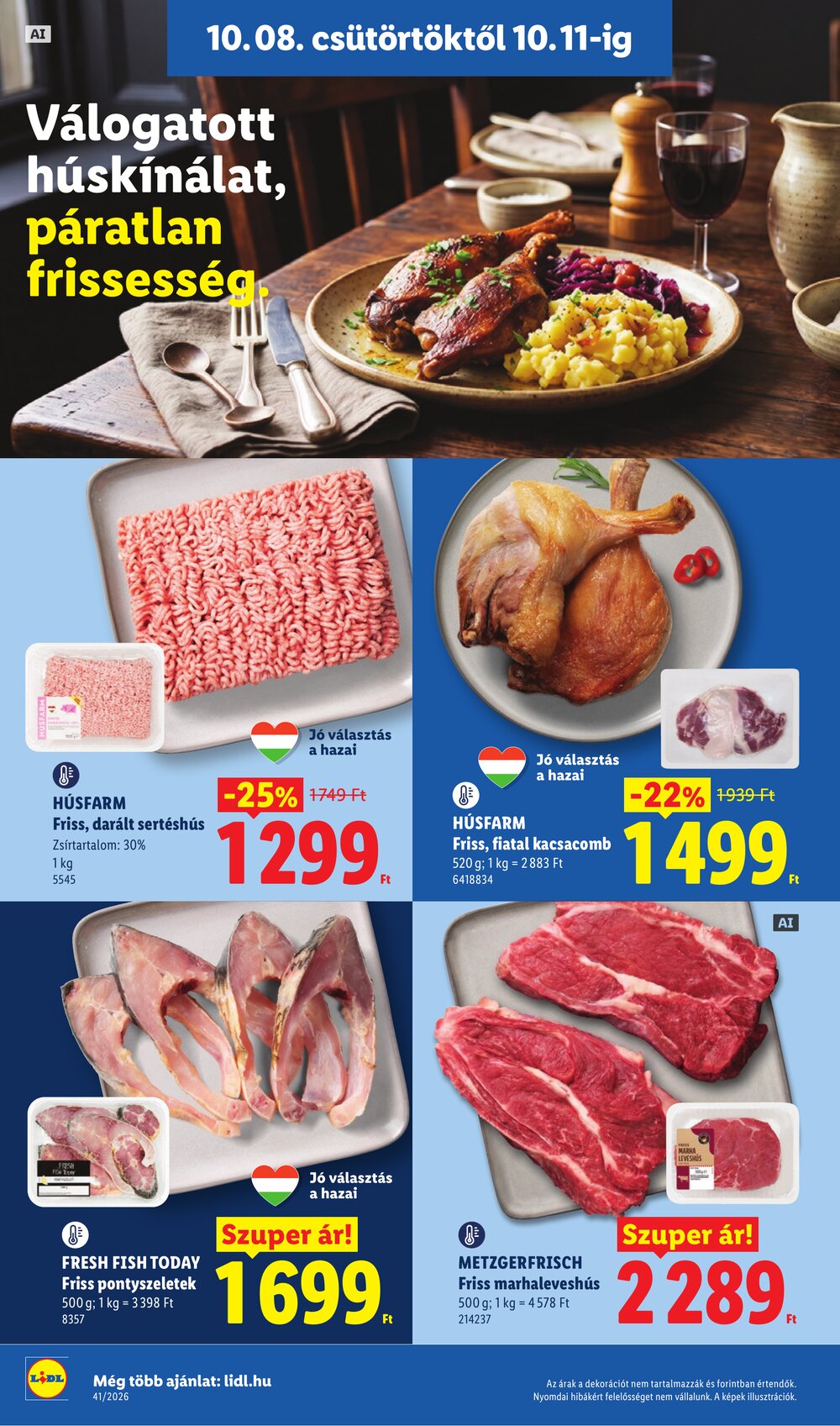 Lidl akciós újság 2026.10.08-tól - 4. oldal.