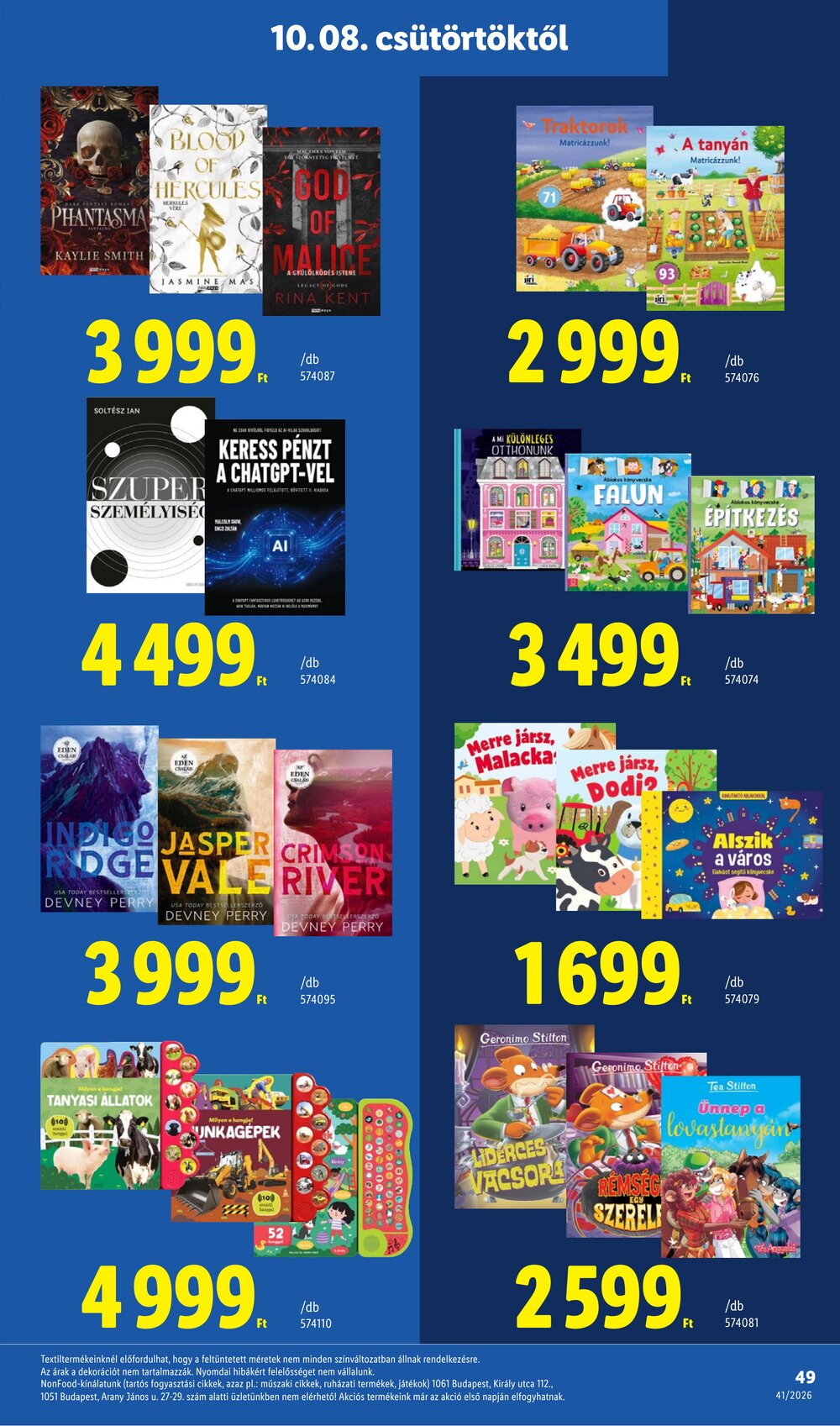 Lidl akciós újság 2026.10.08-tól - 49. oldal.