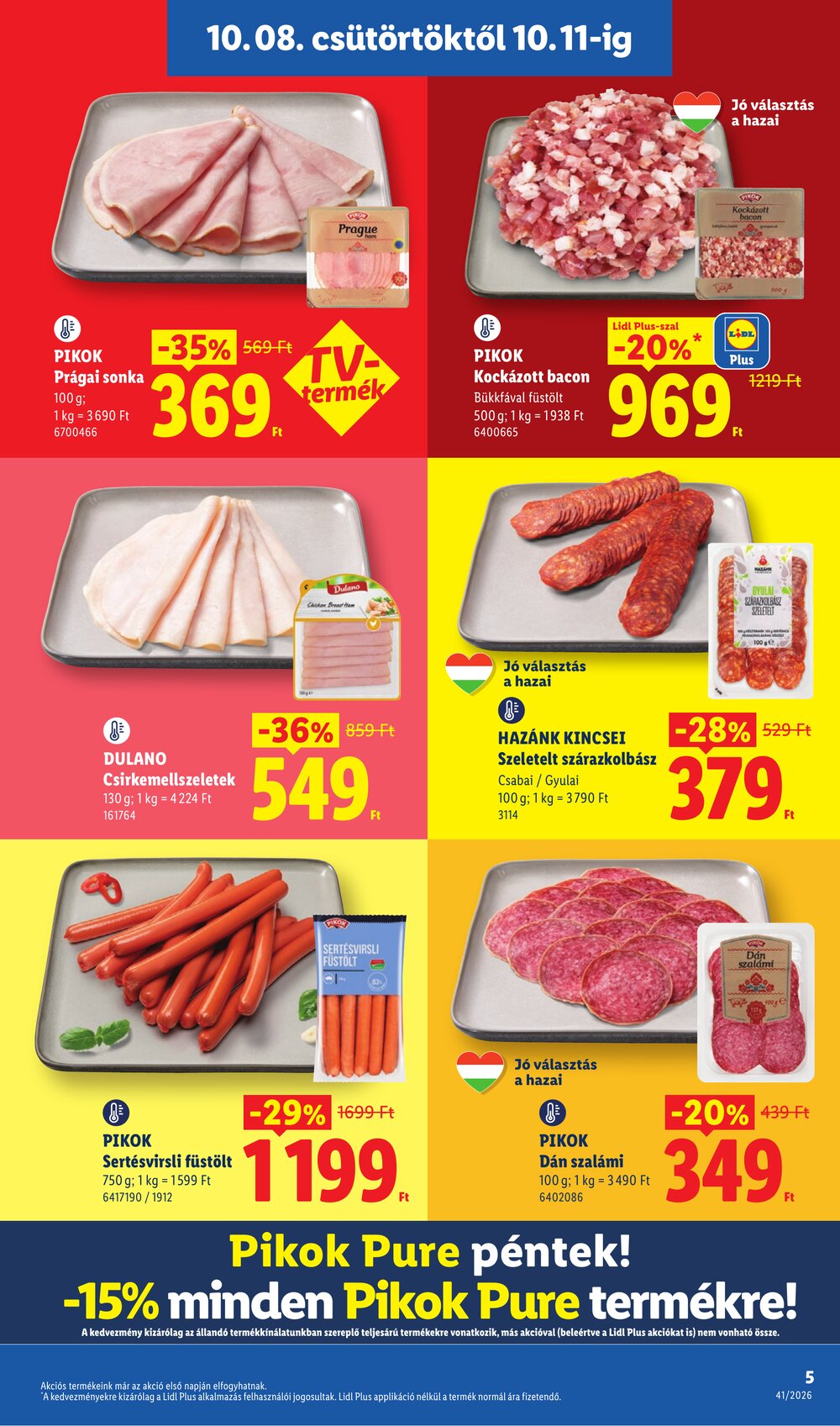Lidl akciós újság 2026.10.08-tól - 5. oldal.