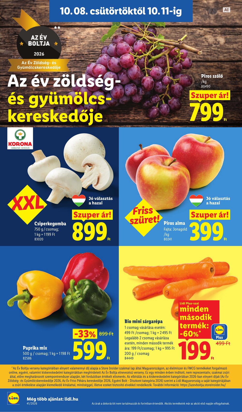 Lidl akciós újság 2026.10.08-tól - 6. oldal.