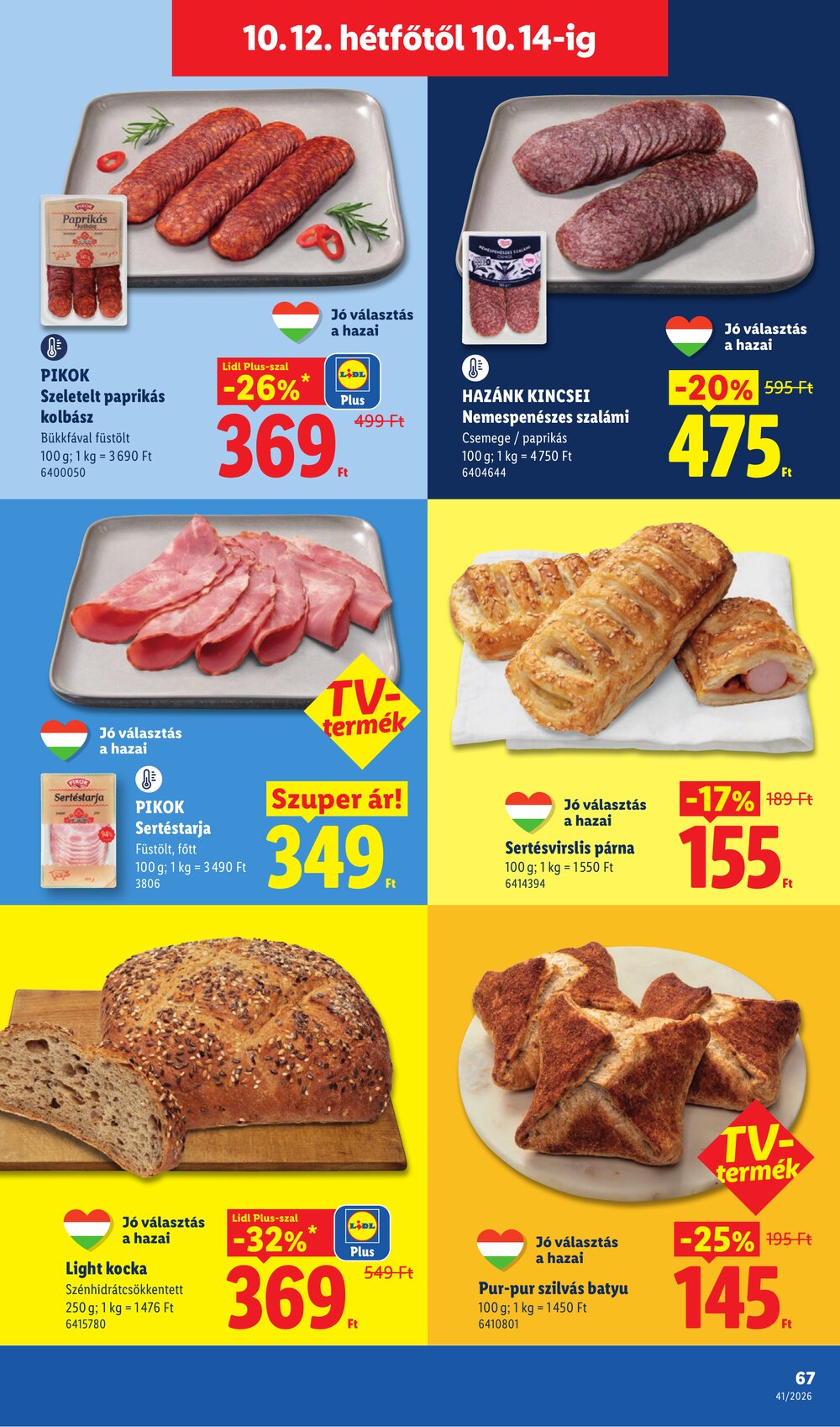 Lidl akciós újság 2026.10.08-tól - 67. oldal.