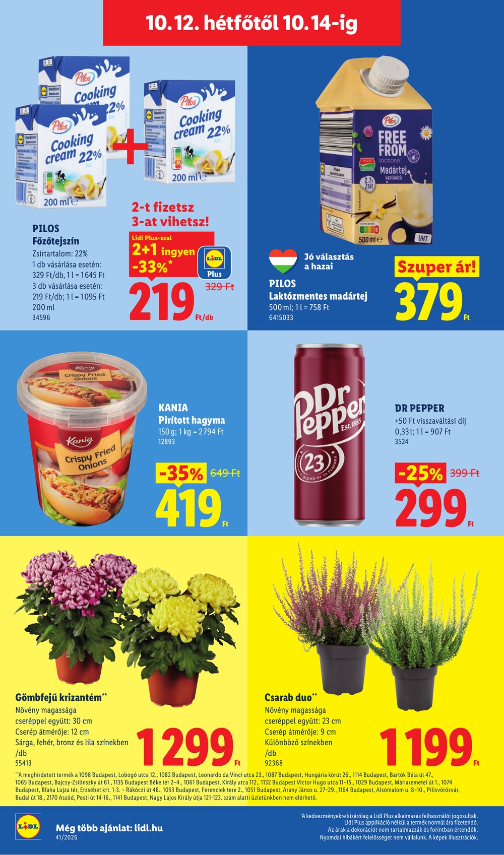 Lidl akciós újság 2026.10.08-tól - 70. oldal.
