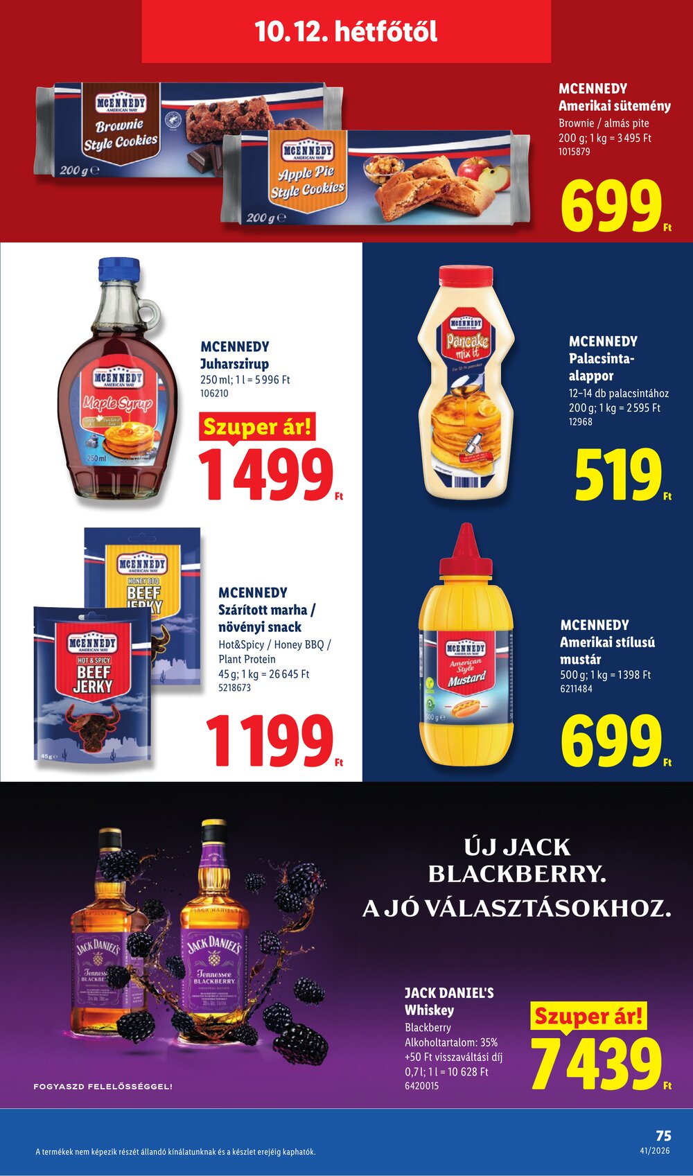 Lidl akciós újság 2026.10.08-tól - 75. oldal.