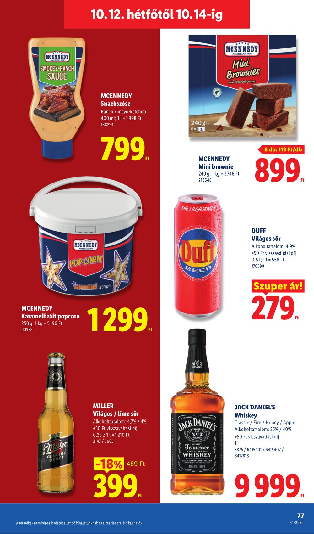 Lidl akciós újság 2026.10.08-tól - 77. oldal.