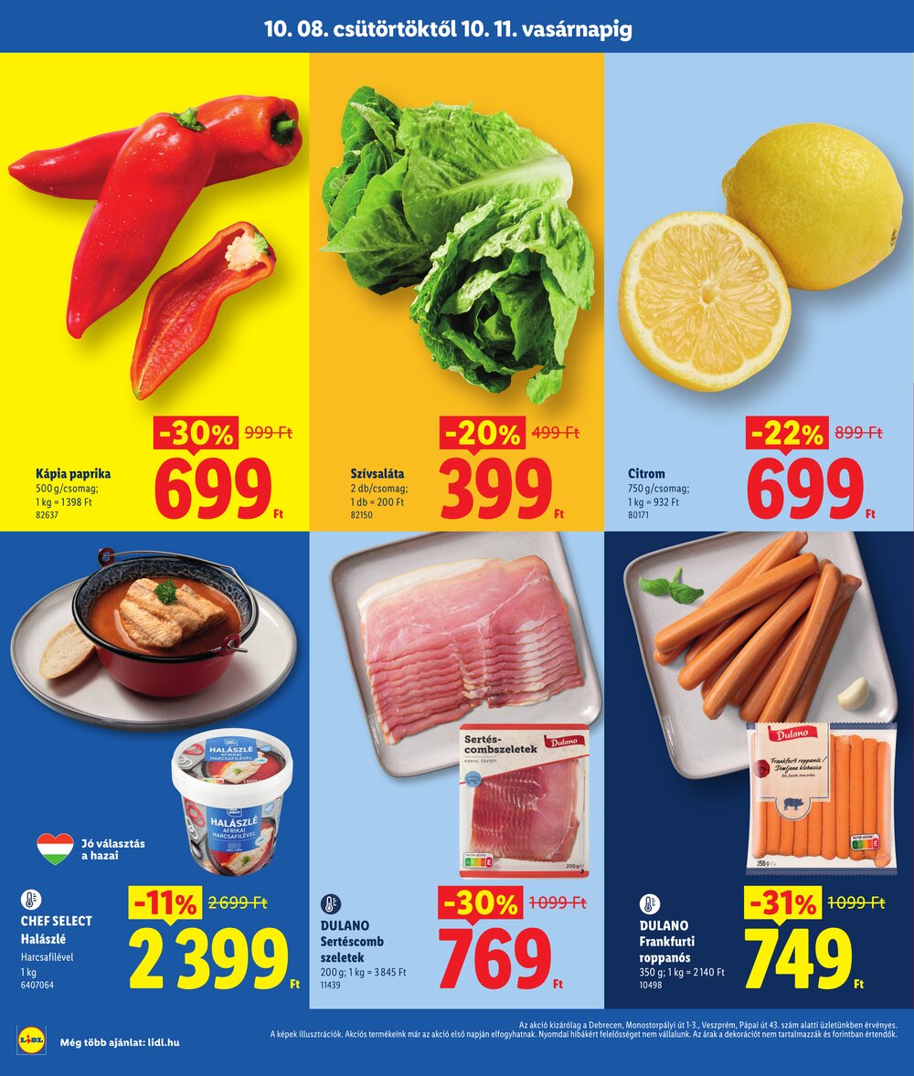 Lidl akciós újság 2026.10.08-tól - 2. oldal.
