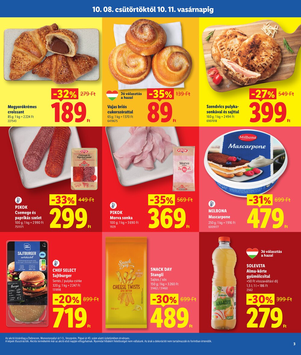 Lidl akciós újság 2026.10.08-tól - 3. oldal.