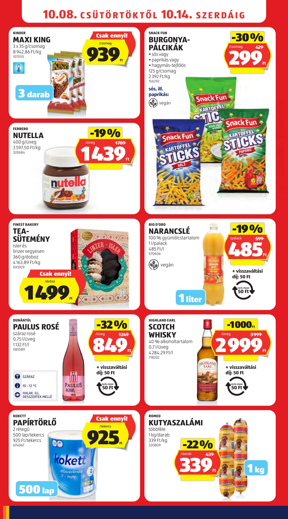 Aldi akciós újság 2026.10.08-tól - 12. oldal.