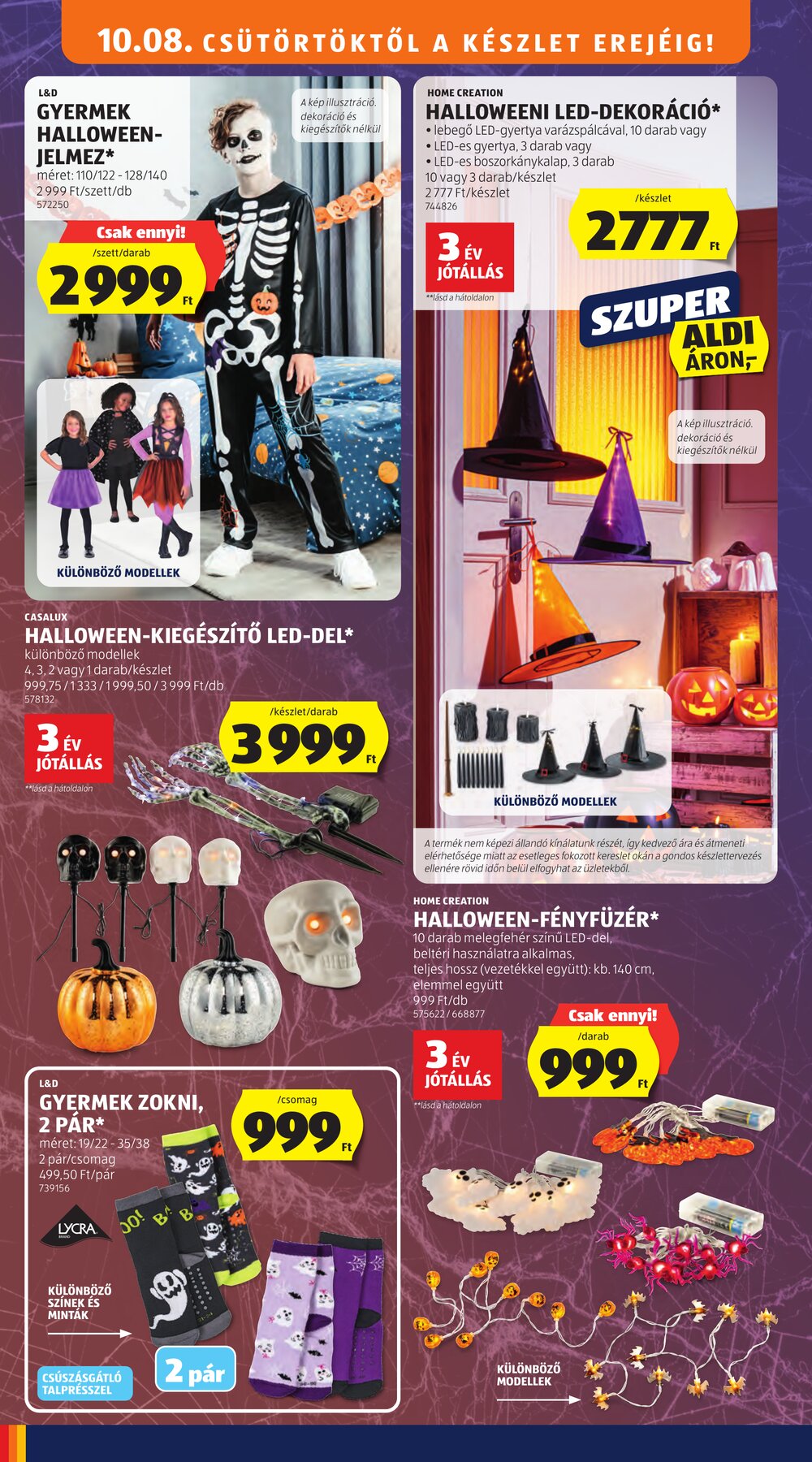 Aldi akciós újság 2026.10.08-tól - 40. oldal.