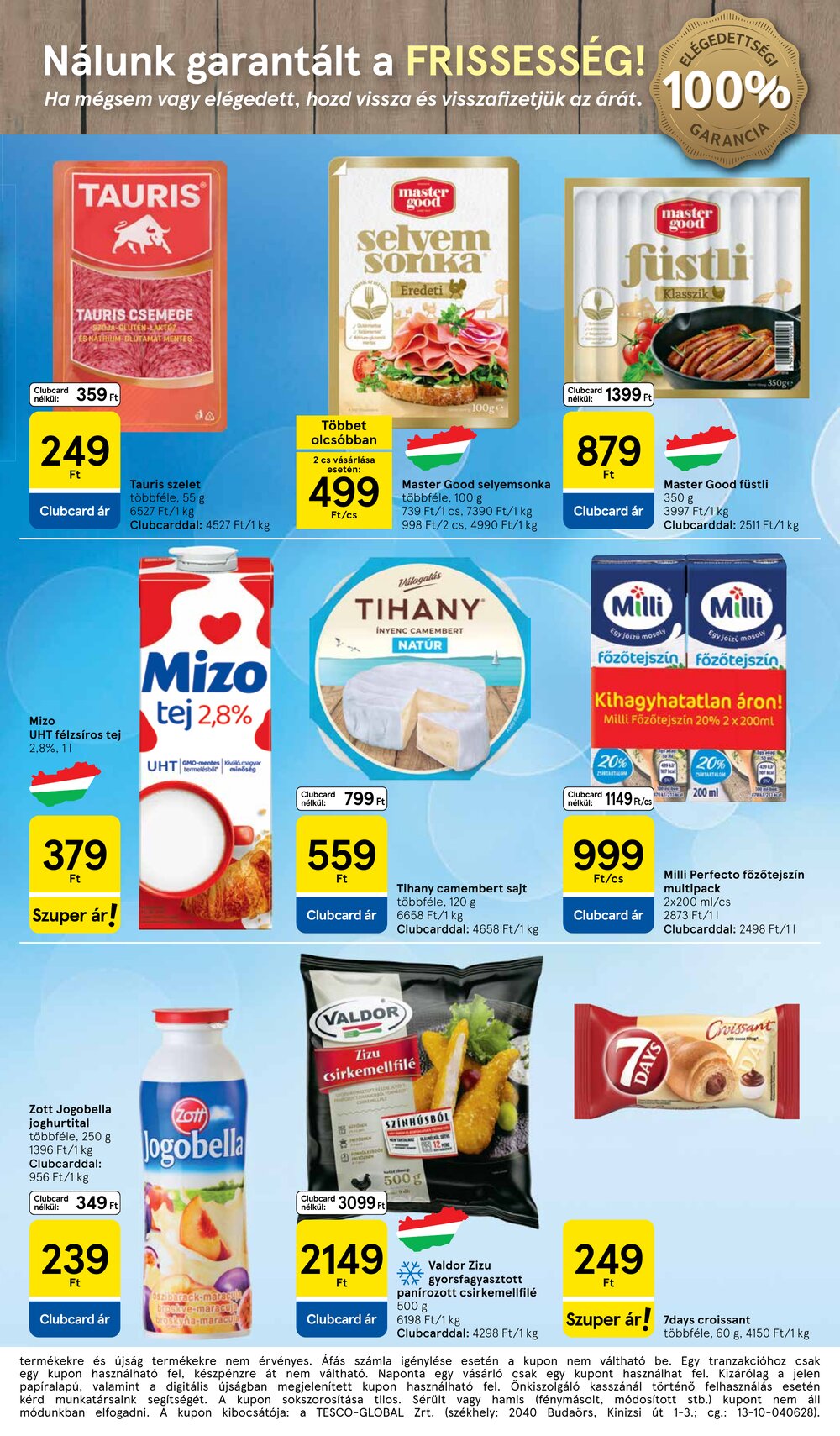 Tesco akciós újság 2026.10.08-tól - 3. oldal.