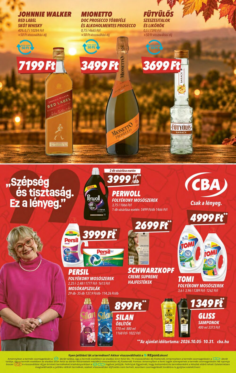 CBA akciós újság 2026.10.08-tól - 9. oldal.