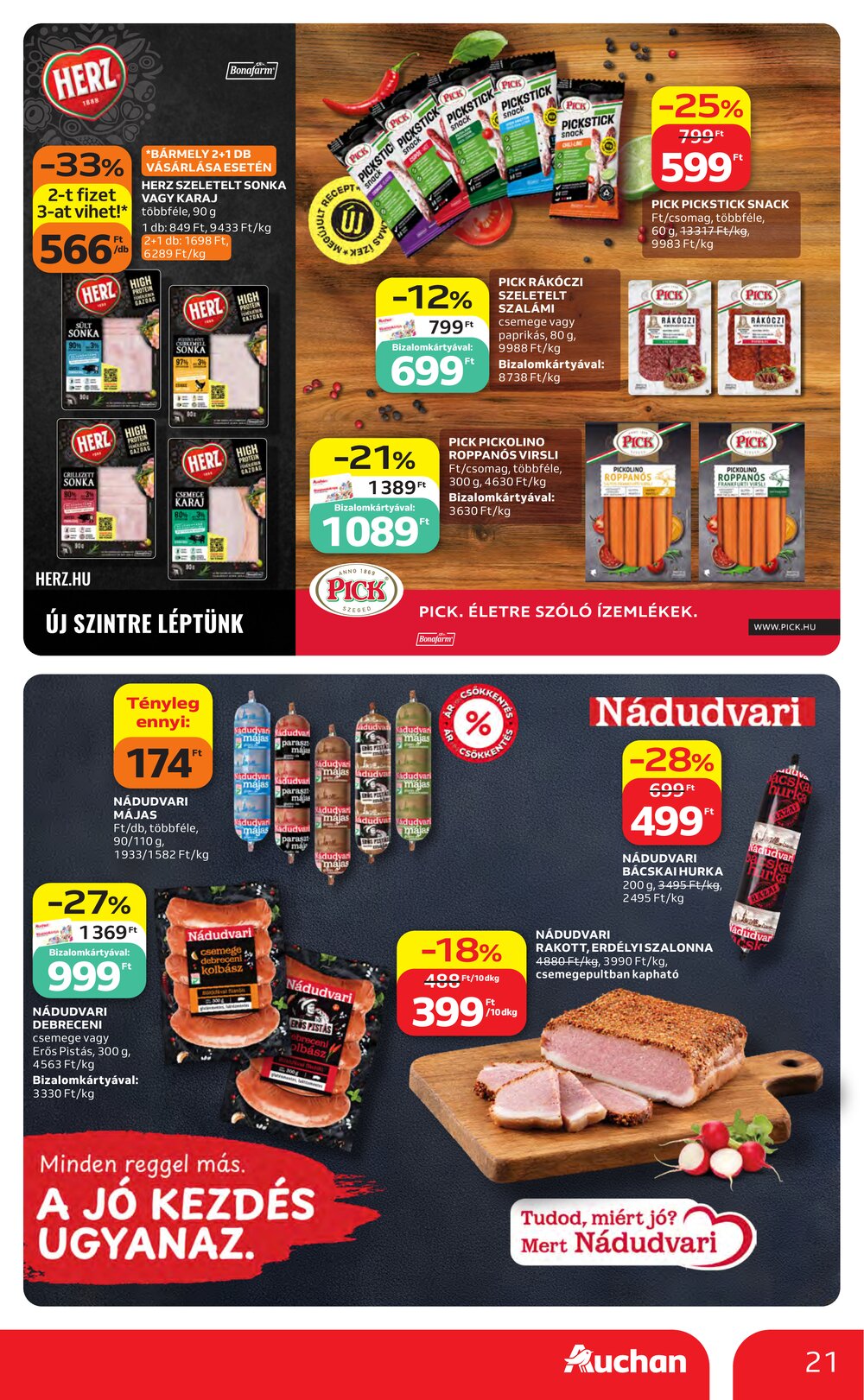 Auchan akciós újság 2026.10.08-tól - 21. oldal.