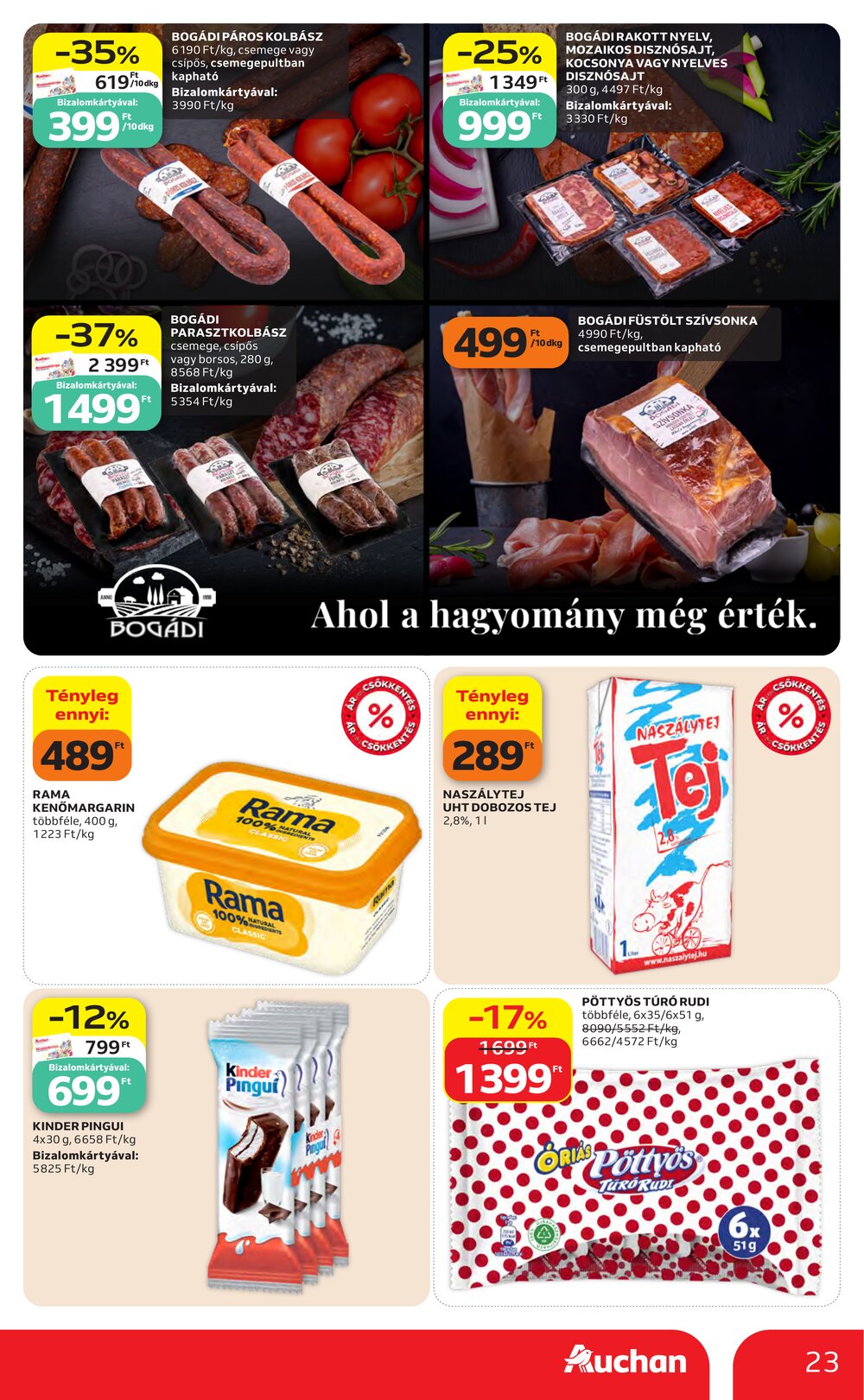 Auchan akciós újság 2026.10.08-tól - 23. oldal.