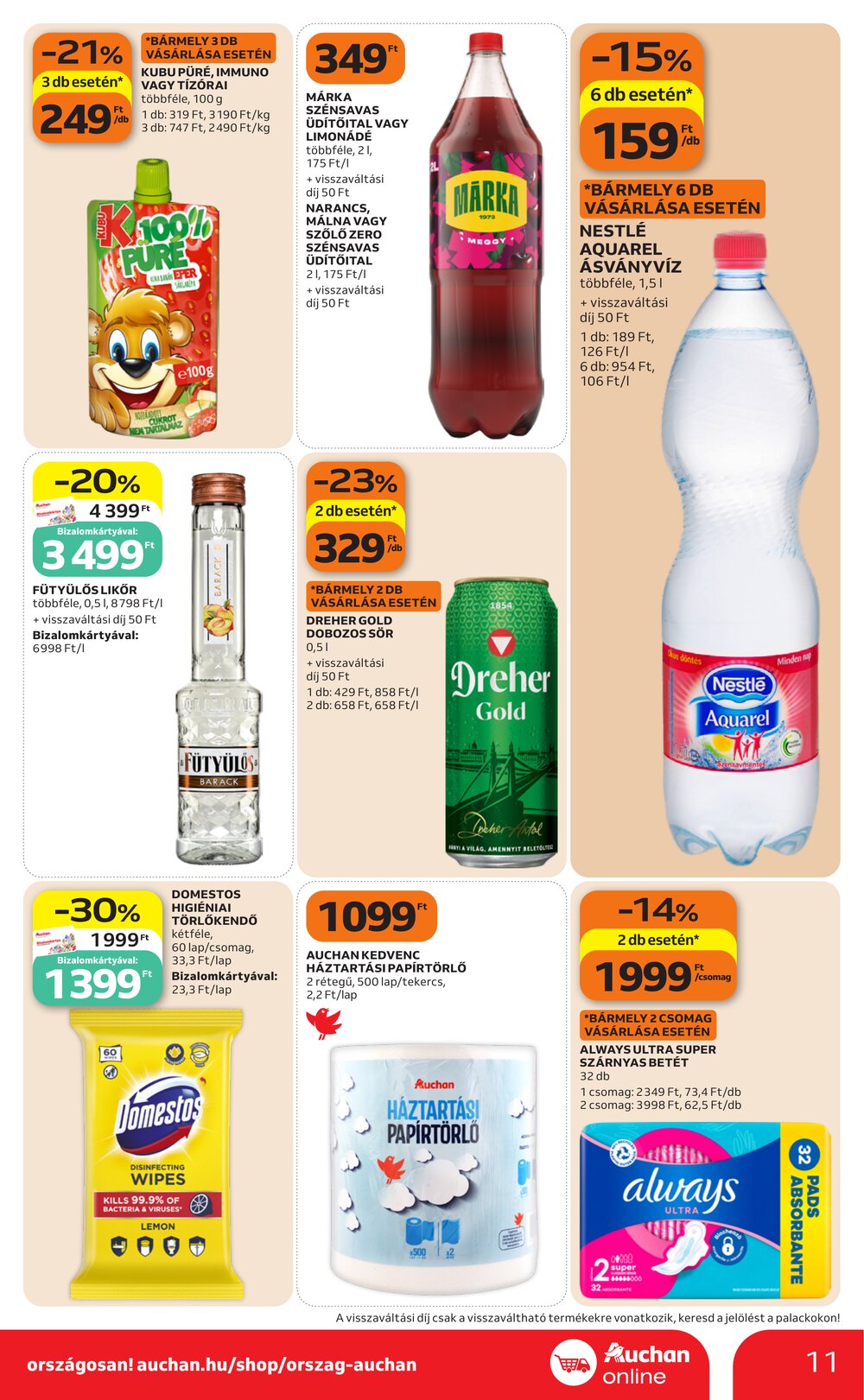 Auchan akciós újság 2026.10.08-tól - 11. oldal.
