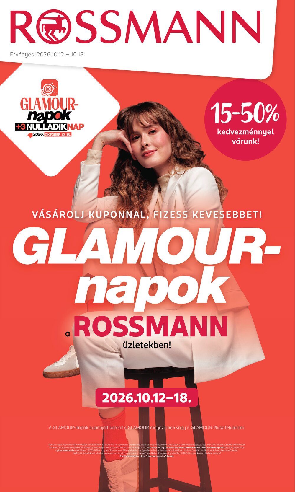 Rossmann akciós újság 2026.10.12-től - 1. oldal.