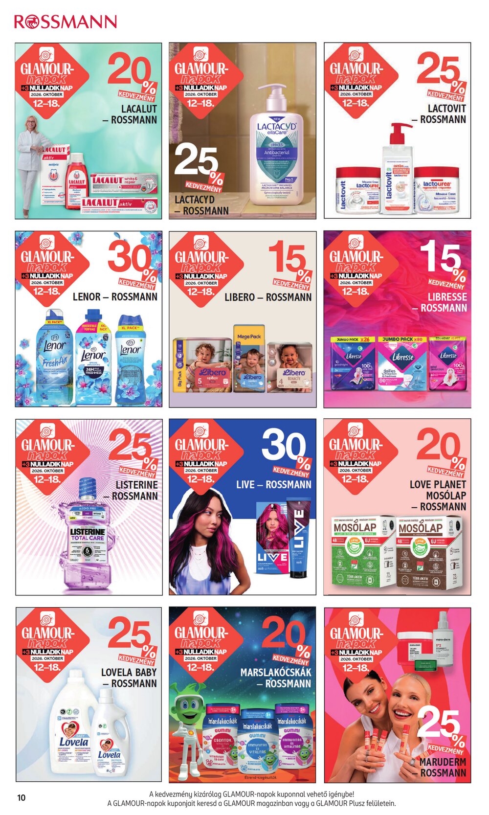 Rossmann akciós újság 2026.10.12-től - 10. oldal.