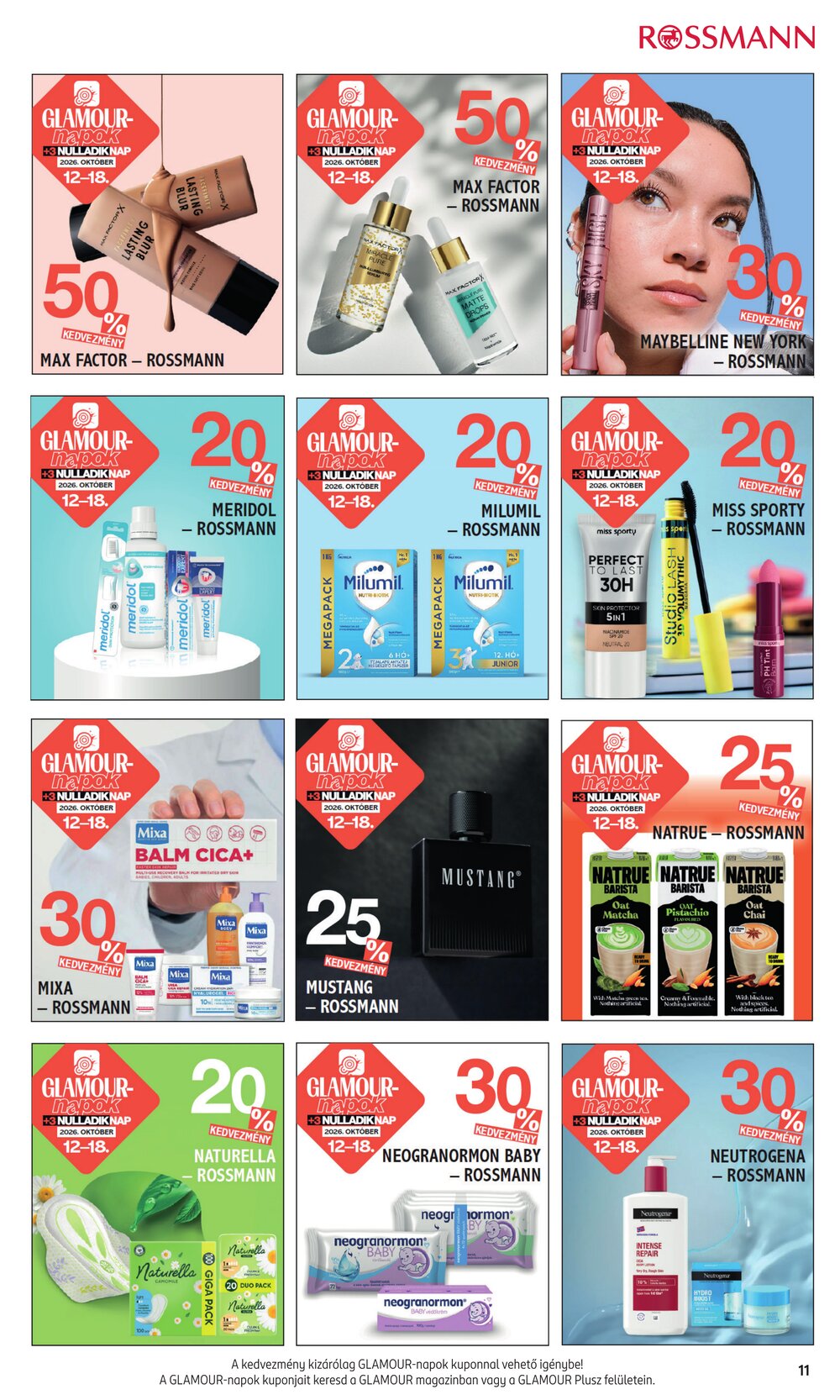 Rossmann akciós újság 2026.10.12-től - 11. oldal.