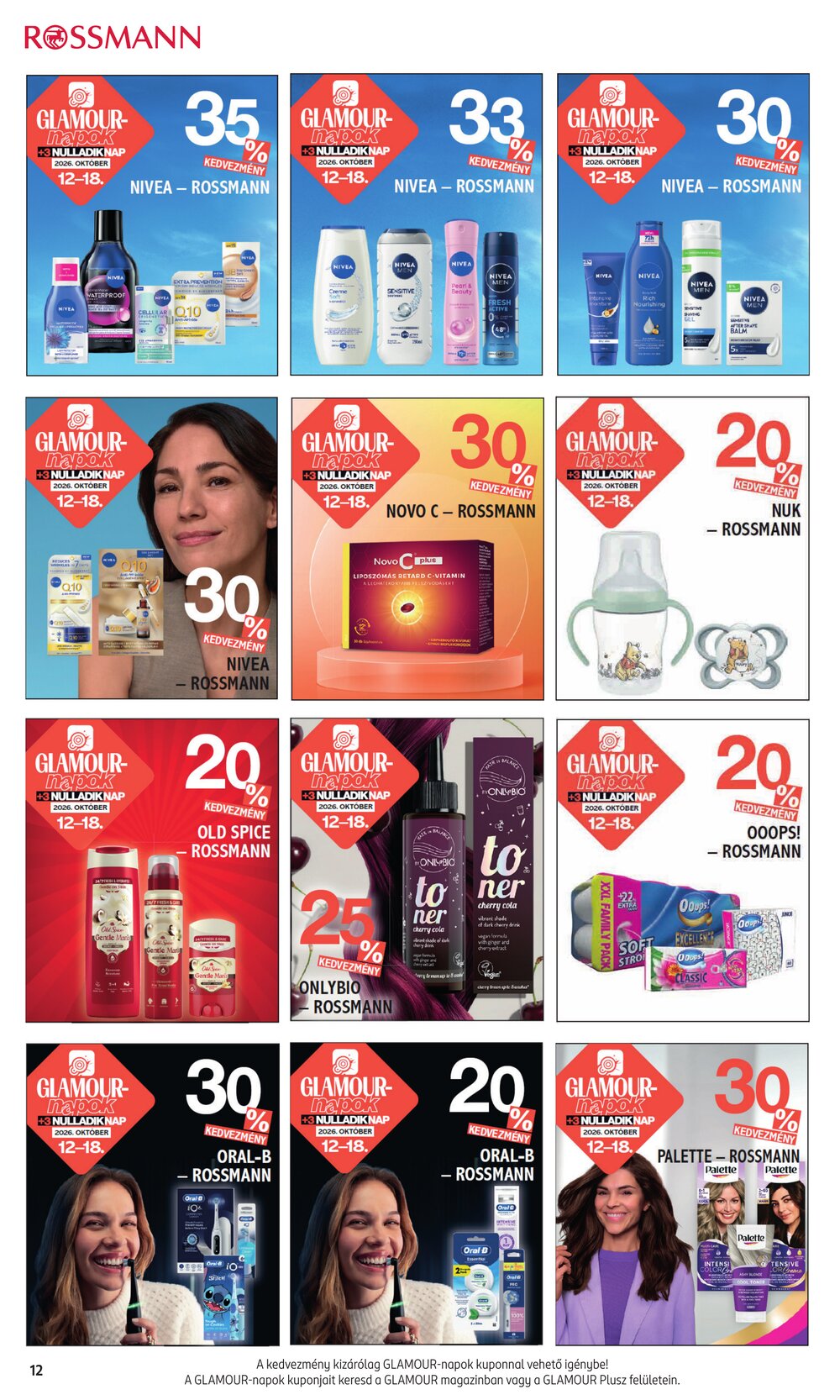 Rossmann akciós újság 2026.10.12-től - 12. oldal.