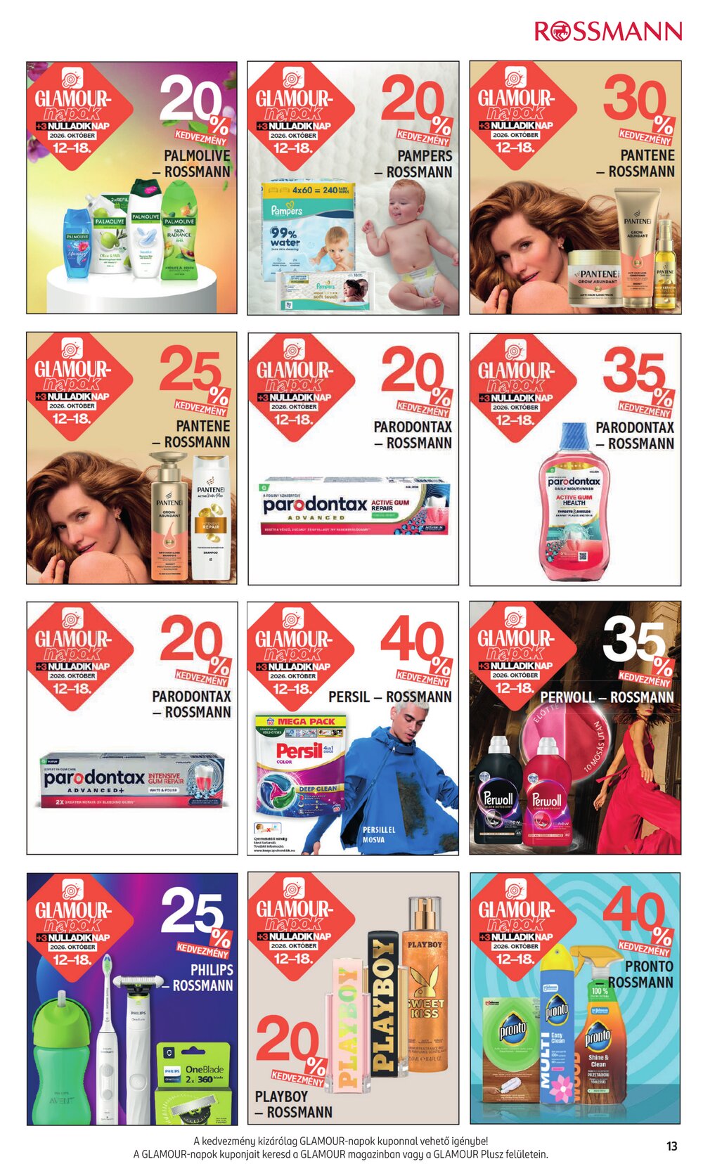 Rossmann akciós újság 2026.10.12-től - 13. oldal.