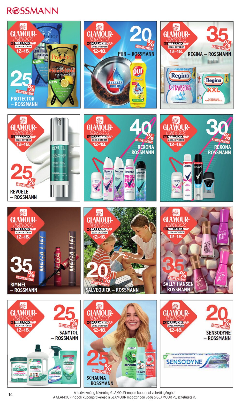 Rossmann akciós újság 2026.10.12-től - 14. oldal.