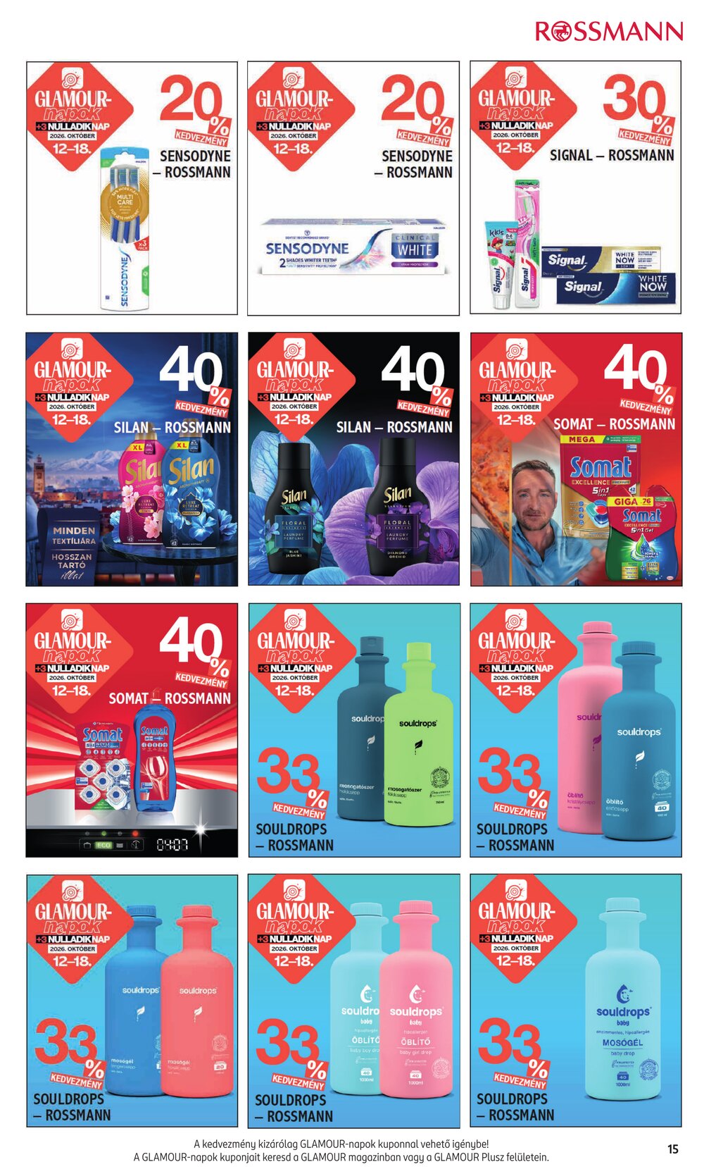 Rossmann akciós újság 2026.10.12-től - 15. oldal.