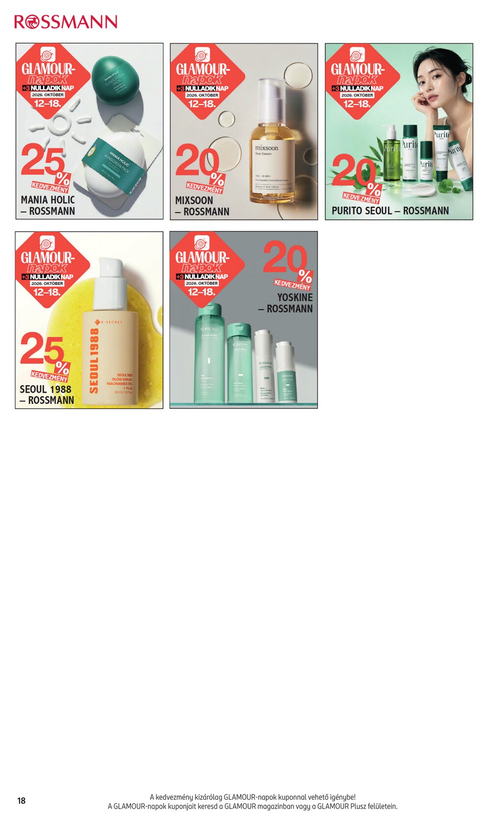 Rossmann akciós újság 2026.10.12-től - 18. oldal.