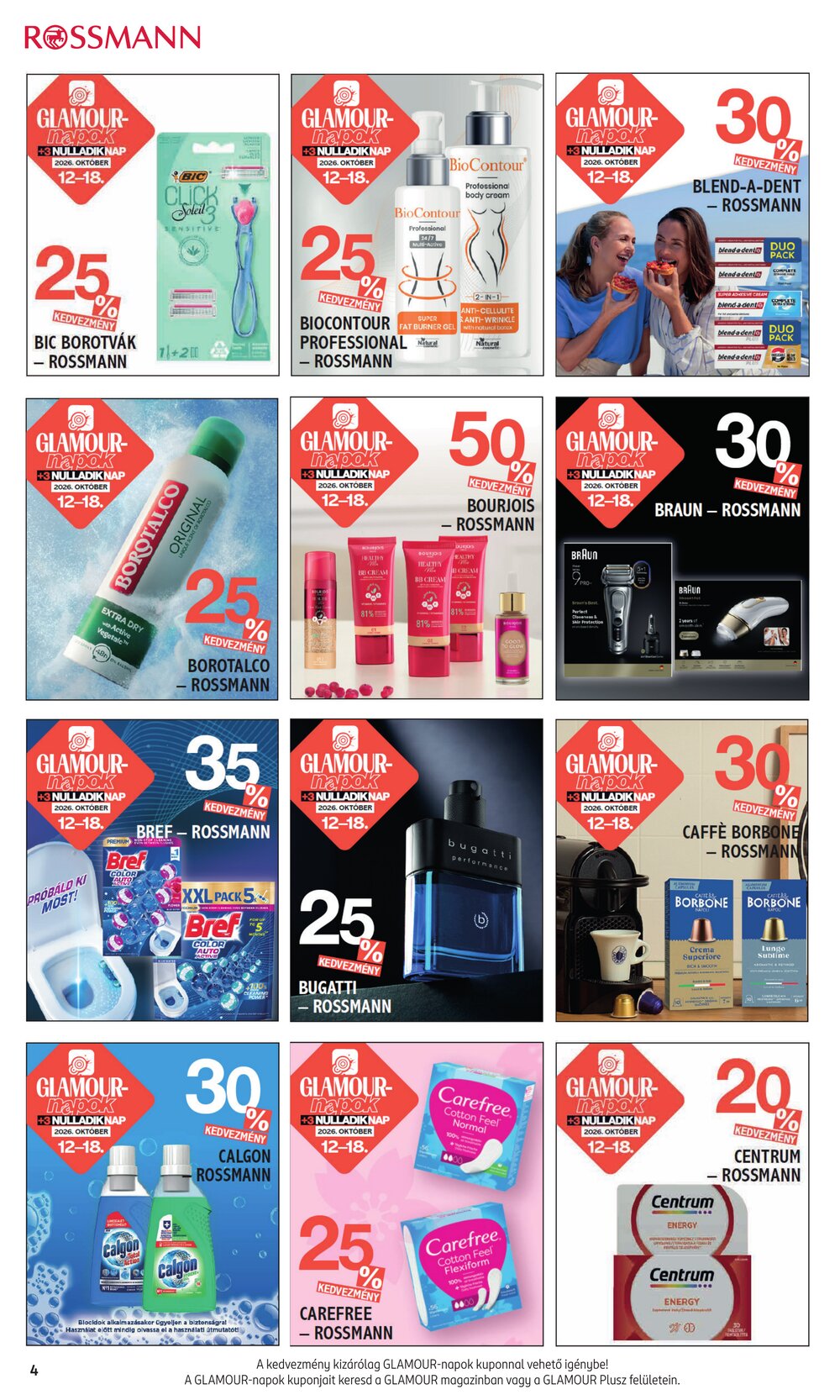 Rossmann akciós újság 2026.10.12-től - 4. oldal.