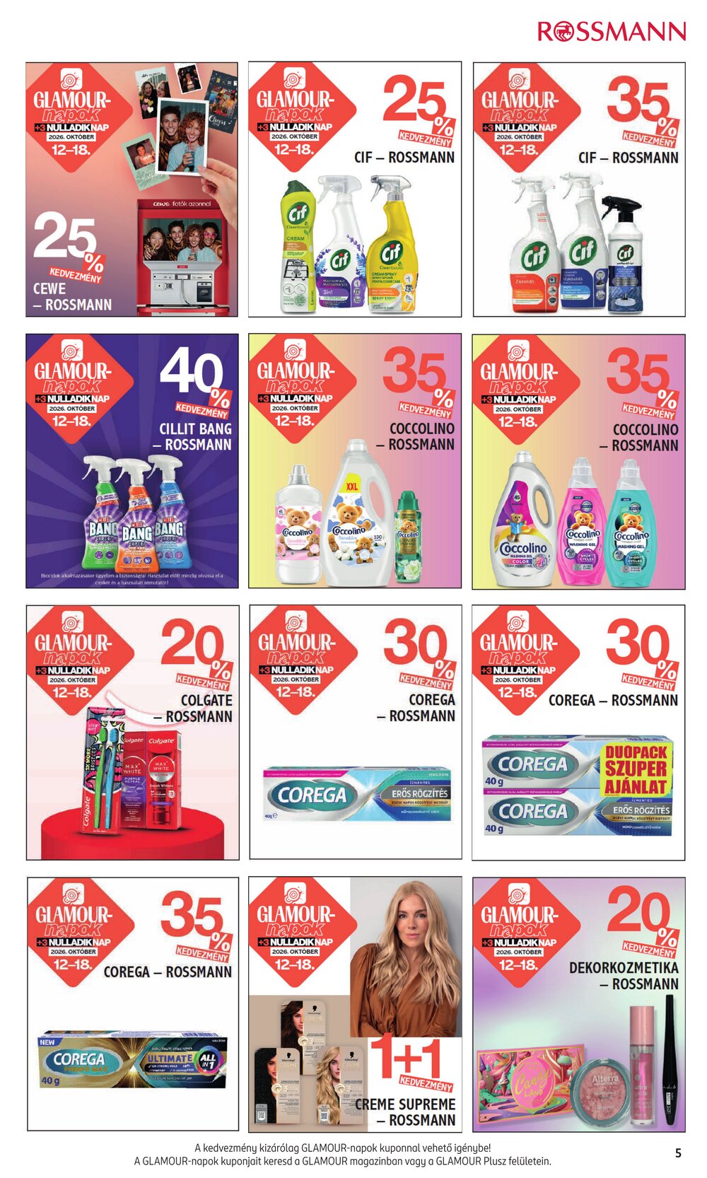 Rossmann akciós újság 2026.10.12-től - 5. oldal.