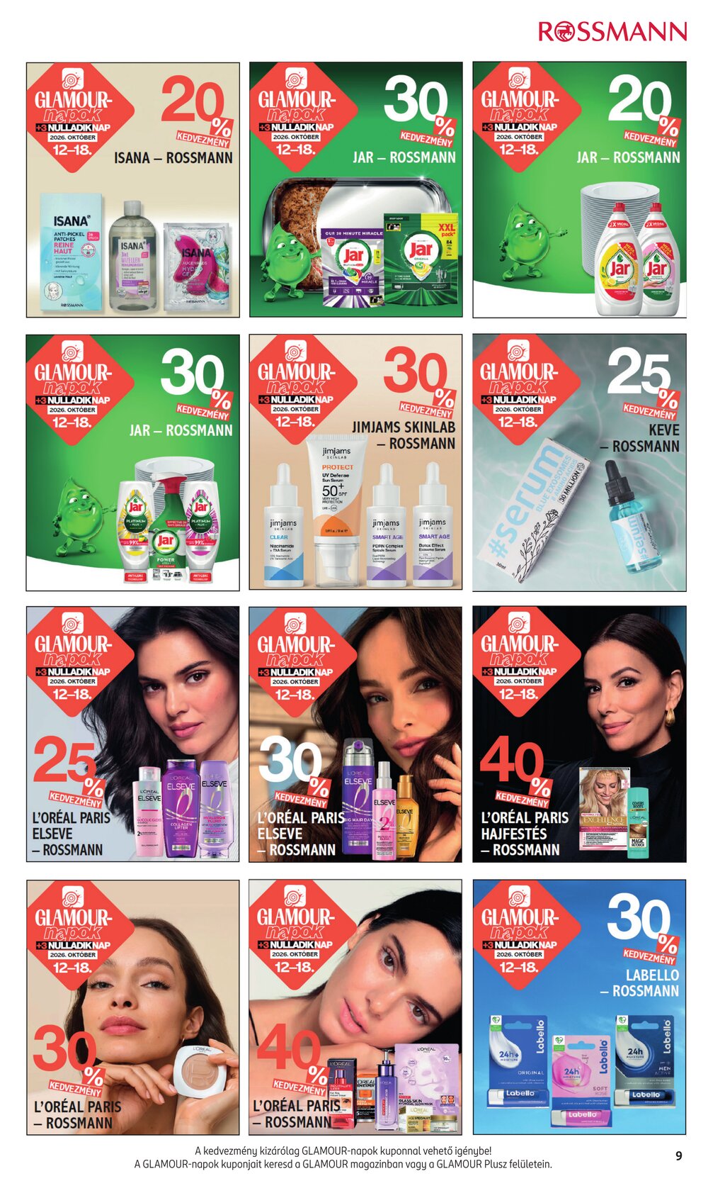 Rossmann akciós újság 2026.10.12-től - 9. oldal.