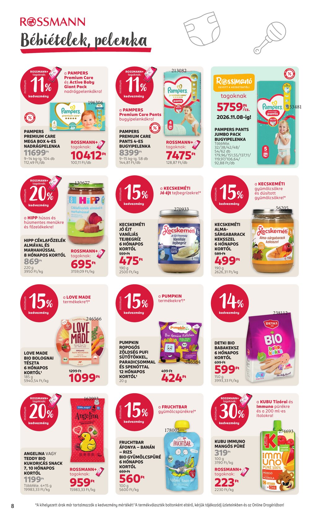 Rossmann akciós újság 2026.10.12-től - 10. oldal.