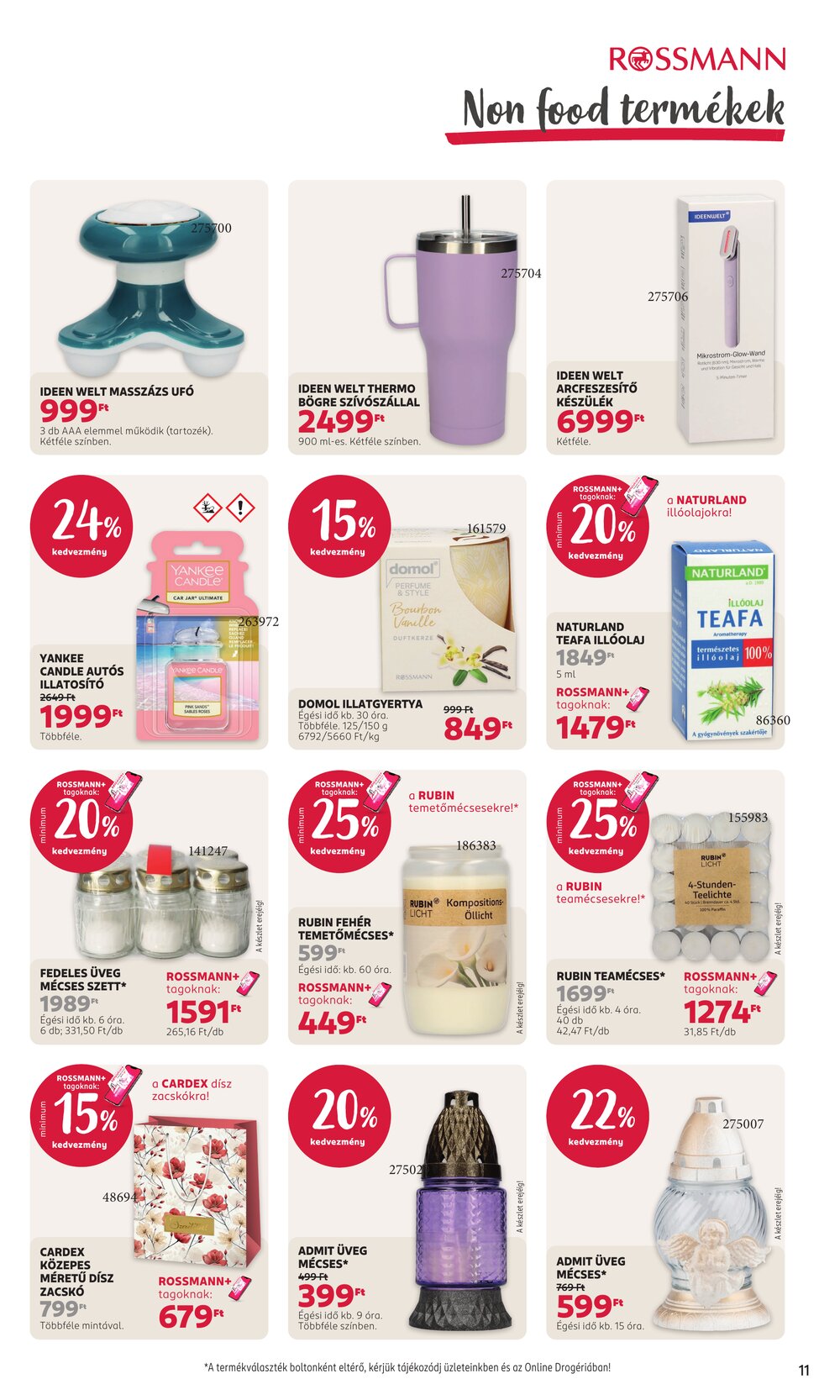 Rossmann akciós újság 2026.10.12-től - 13. oldal.