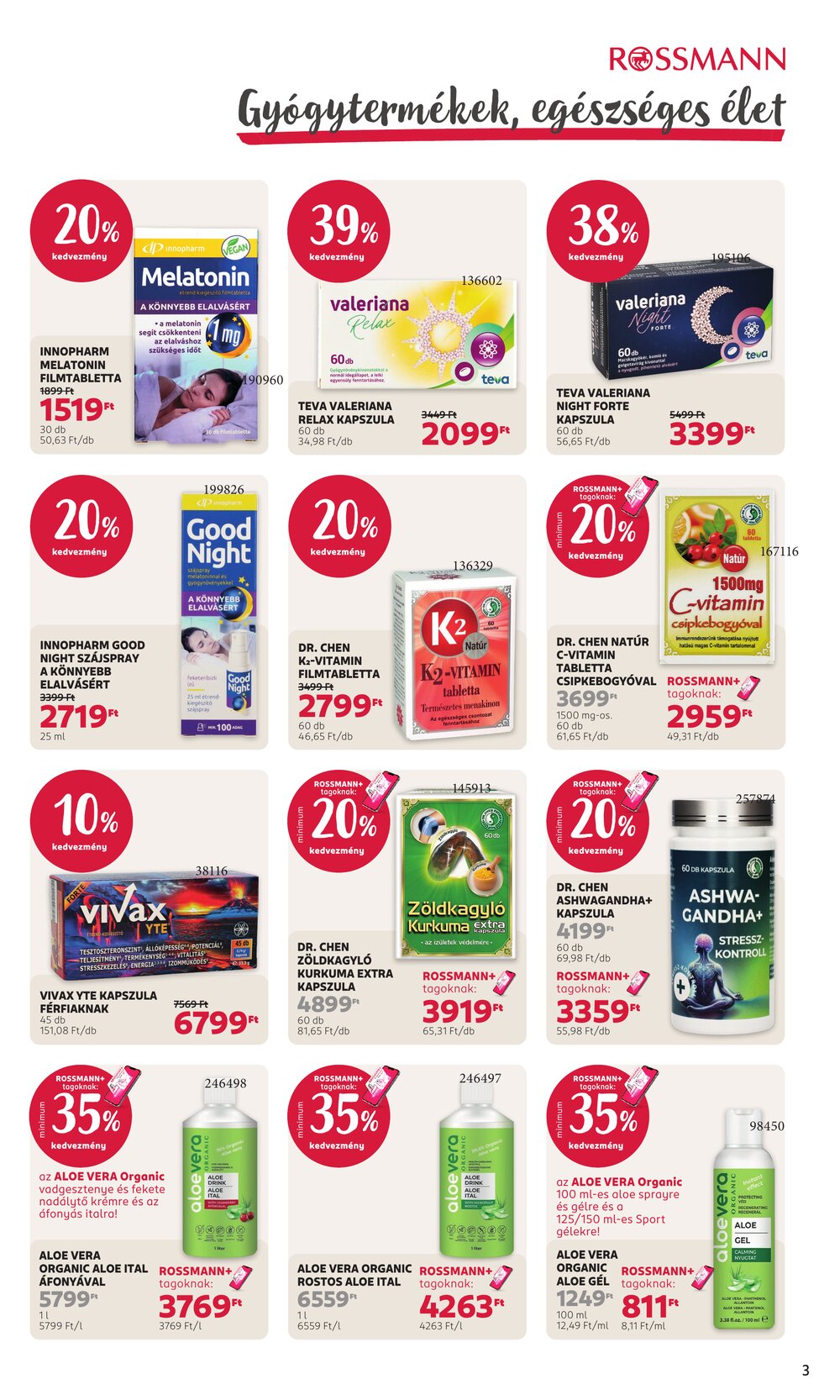 Rossmann akciós újság 2026.10.12-től - 3. oldal.