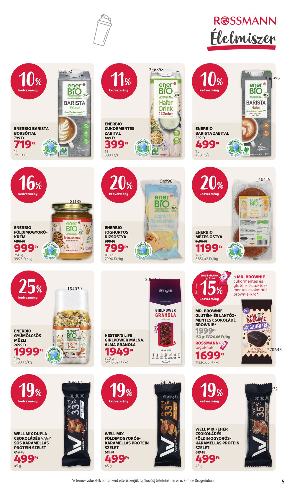 Rossmann akciós újság 2026.10.12-től - 5. oldal.