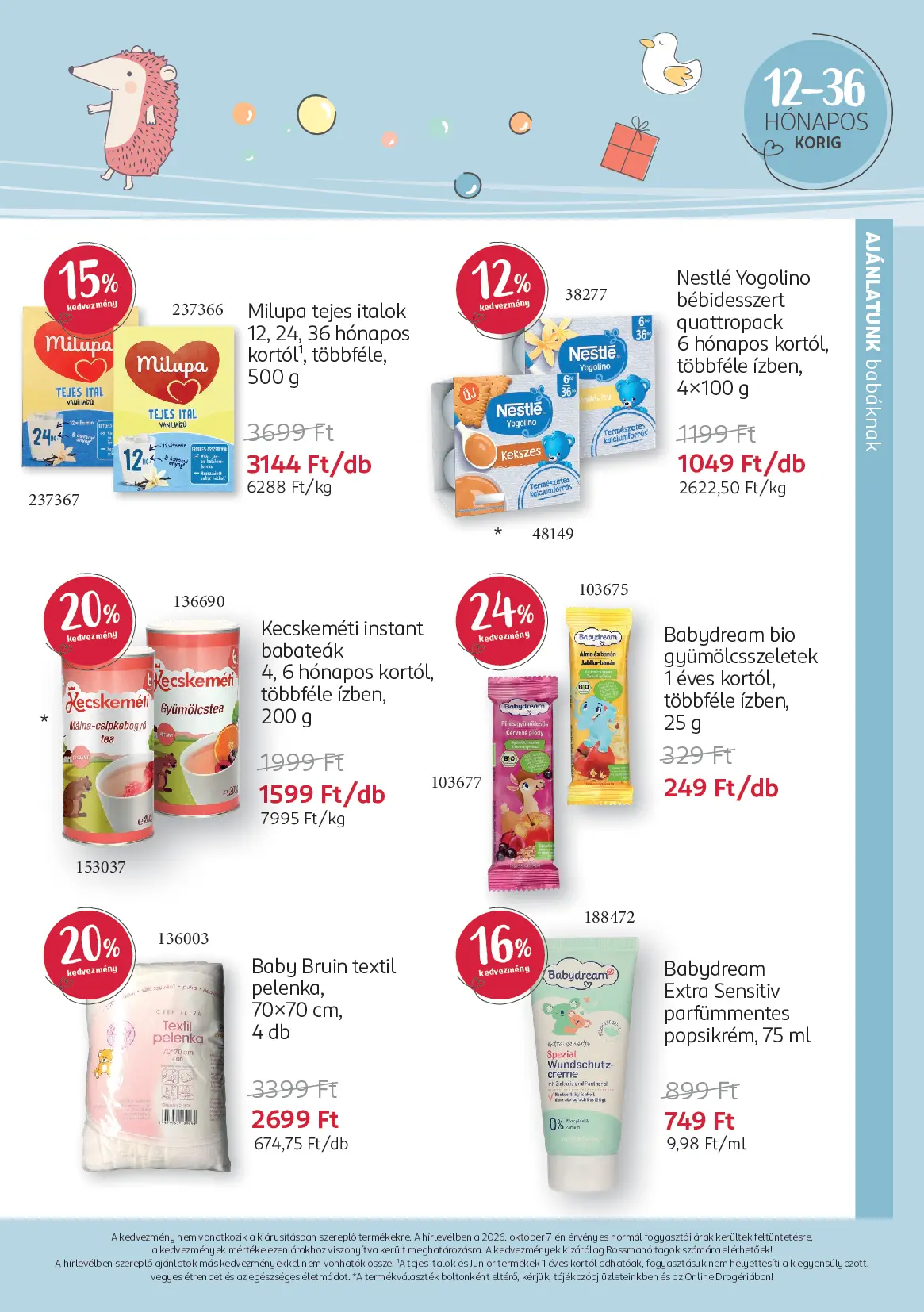 Rossmann akciós újság 2026.10.12-től - 11. oldal.