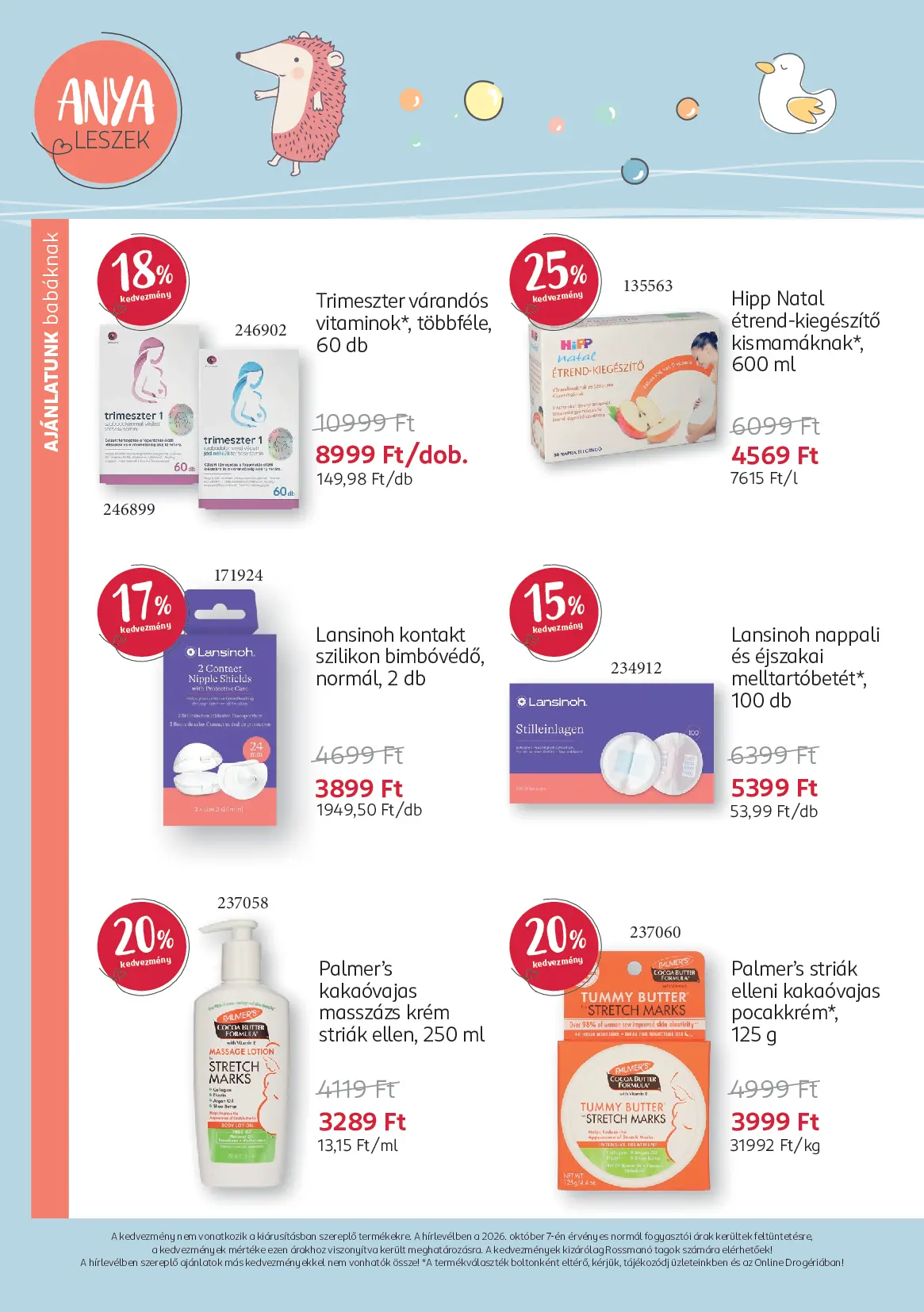 Rossmann akciós újság 2026.10.12-től - 8. oldal.