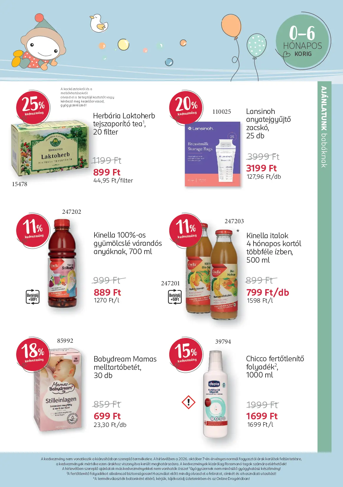 Rossmann akciós újság 2026.10.12-től - 9. oldal.