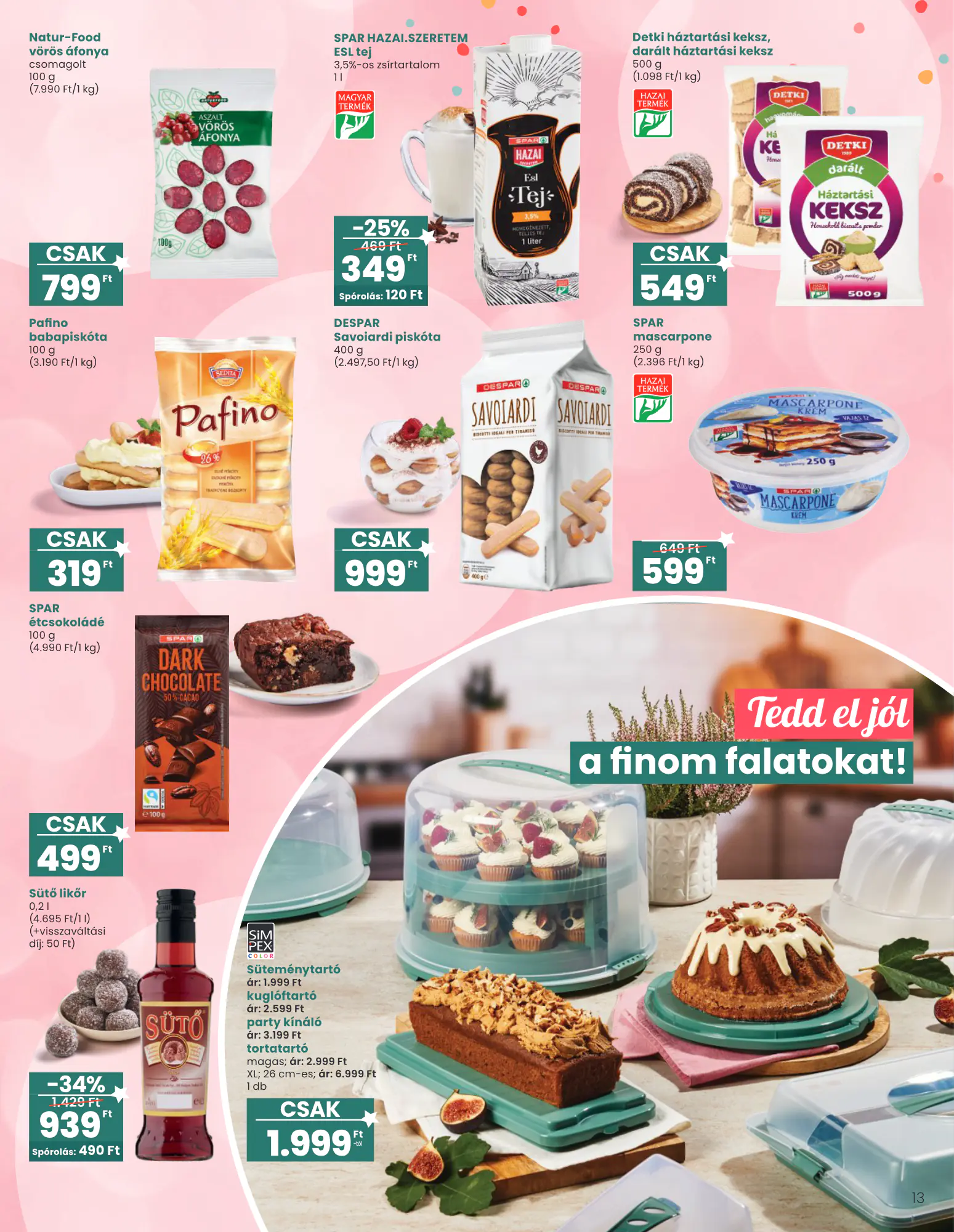 Spar akciós újság 2026.10.14-től - 13. oldal.