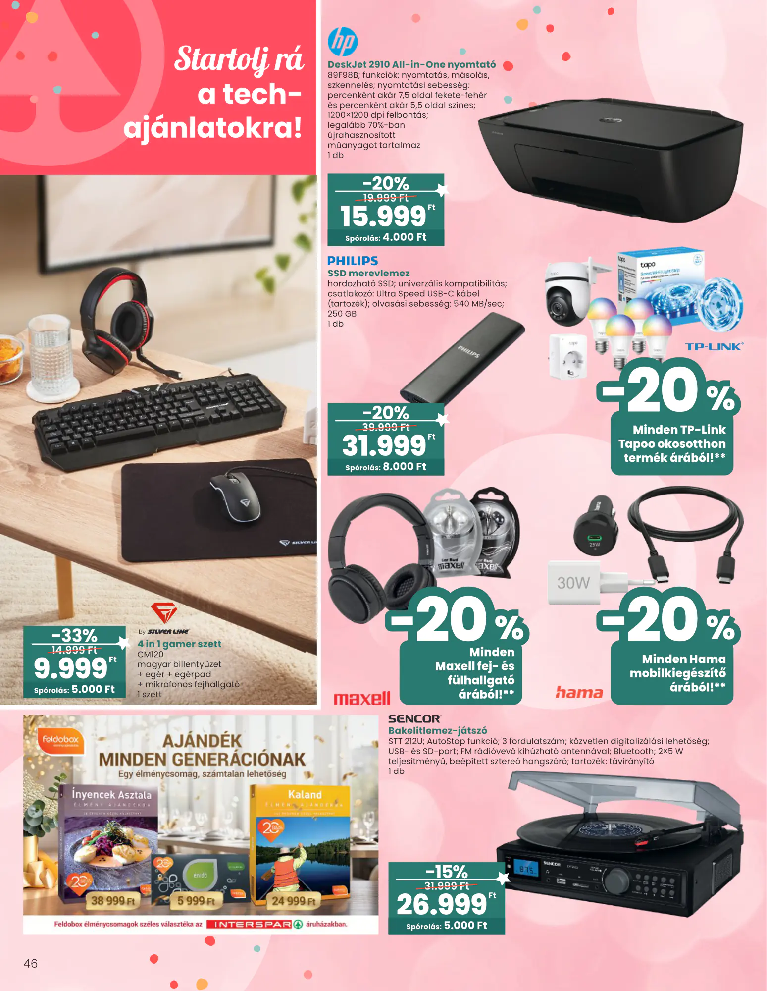 Spar akciós újság 2026.10.14-től - 46. oldal.