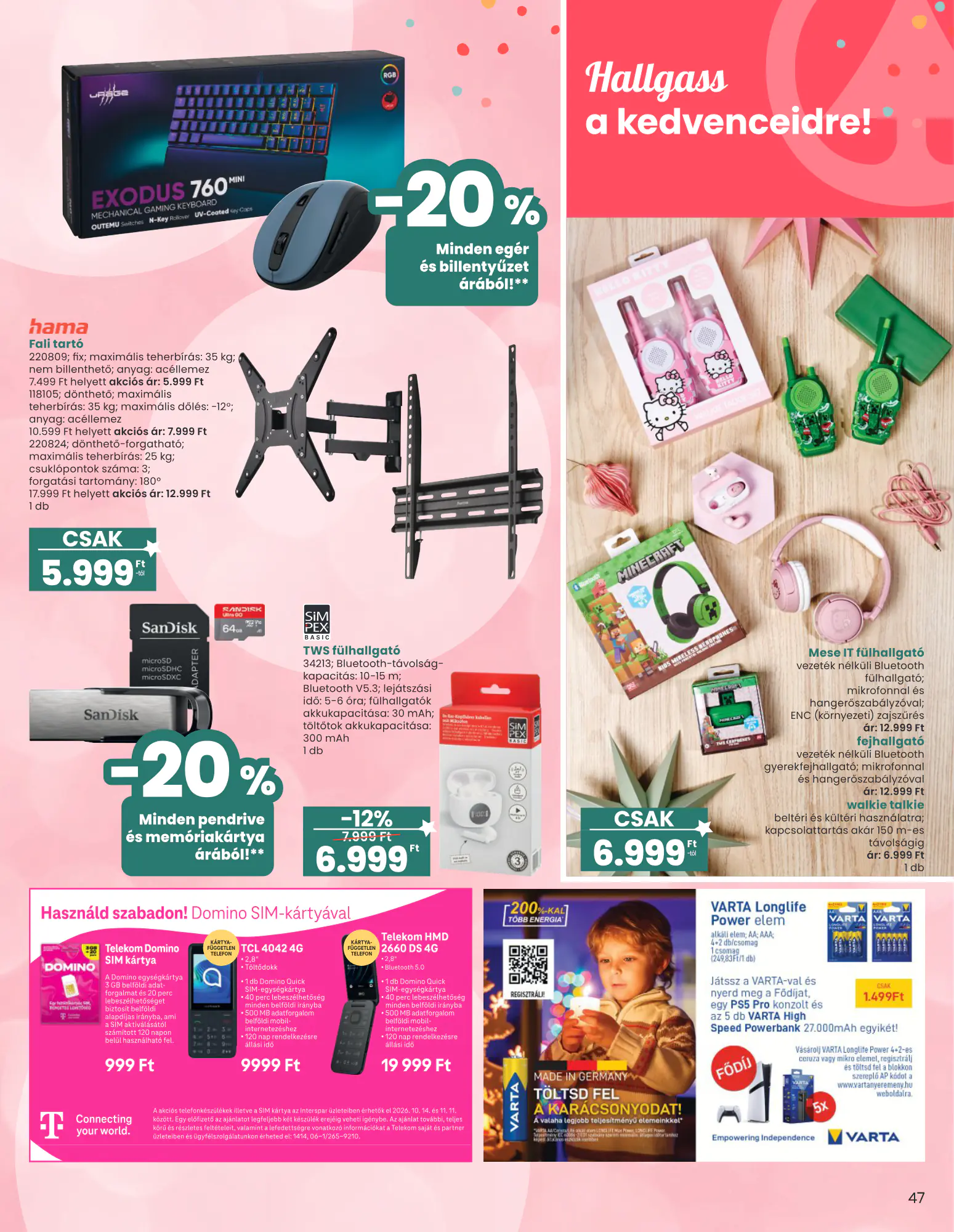 Spar akciós újság 2026.10.14-től - 47. oldal.