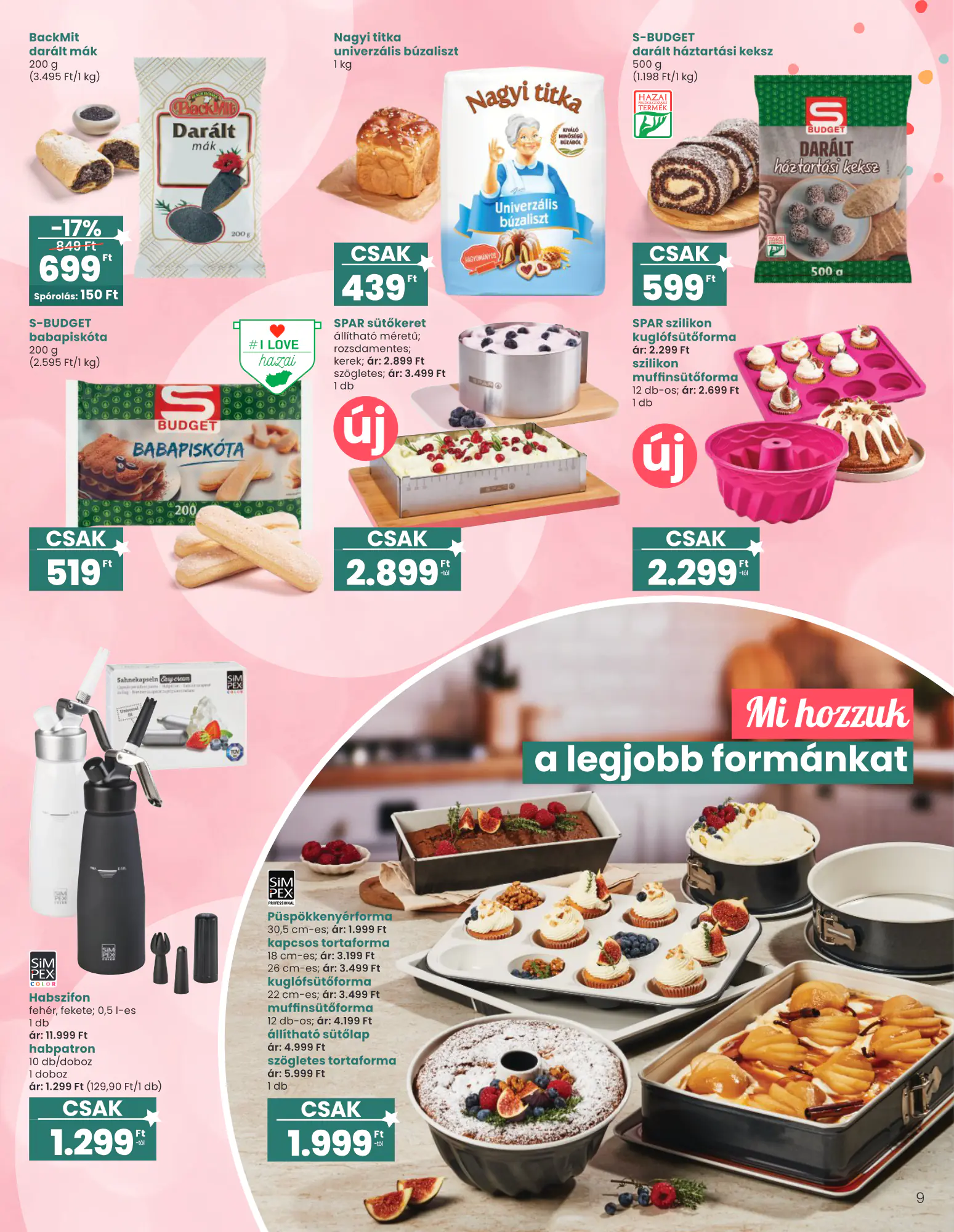Spar akciós újság 2026.10.14-től - 9. oldal.