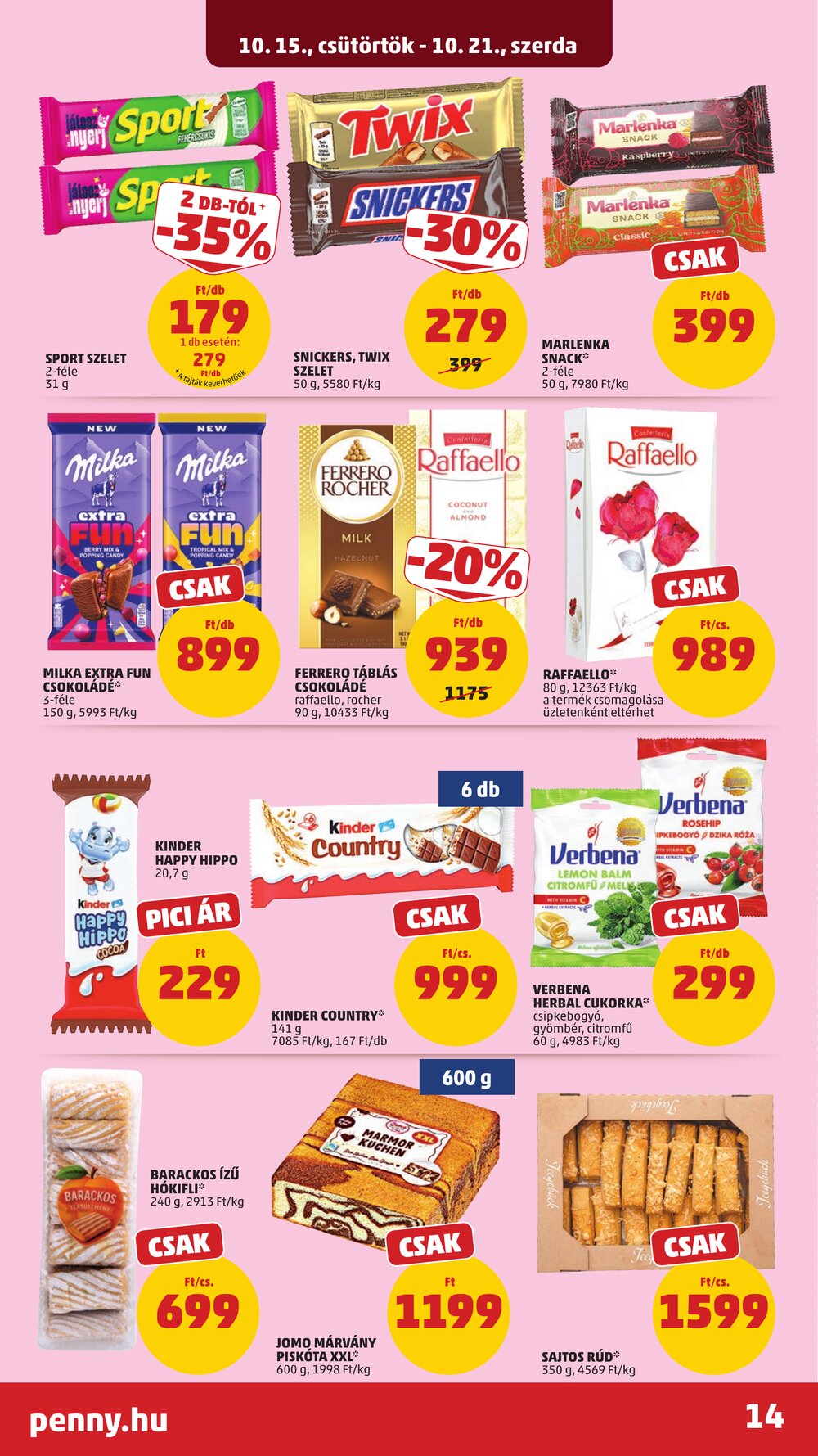 Penny Market akciós újság 2026.10.15-től - 18. oldal.