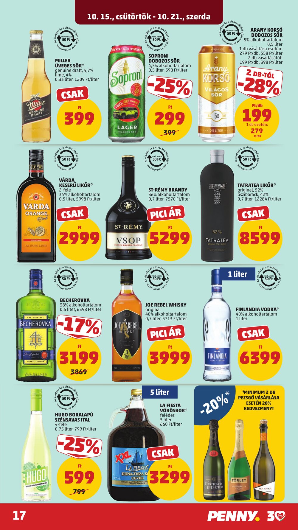 Penny Market akciós újság 2026.10.15-től - 21. oldal.