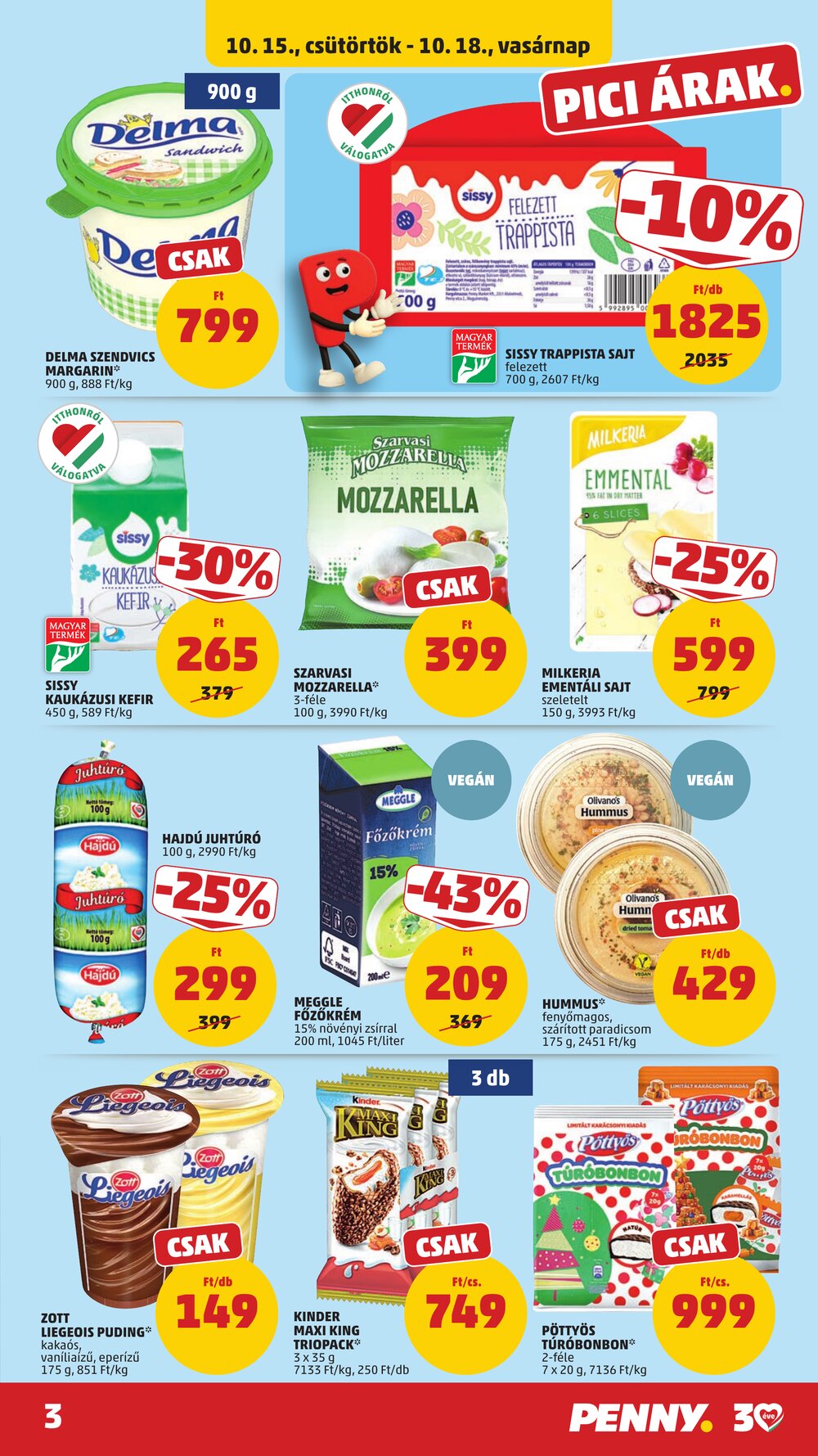 Penny Market akciós újság 2026.10.15-től - 3. oldal.