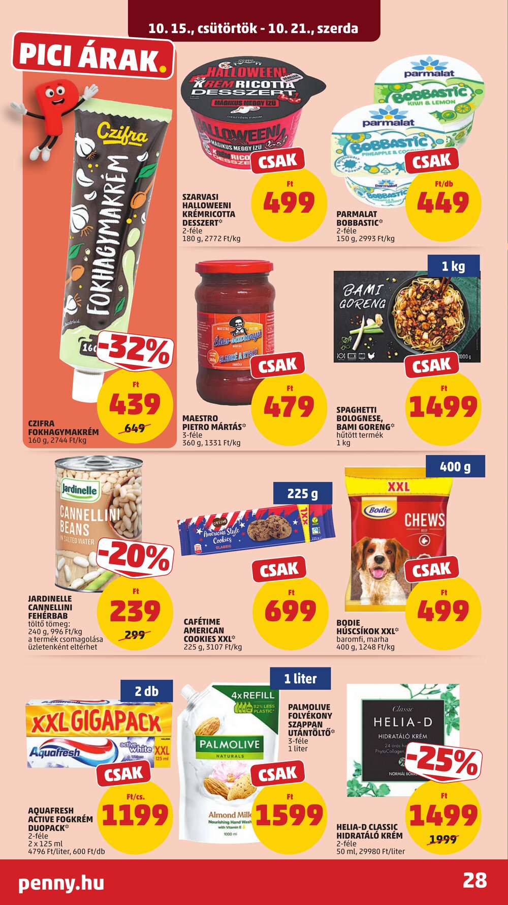 Penny Market akciós újság 2026.10.15-től - 32. oldal.
