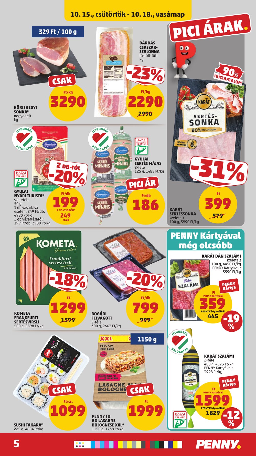 Penny Market akciós újság 2026.10.15-től - 5. oldal.