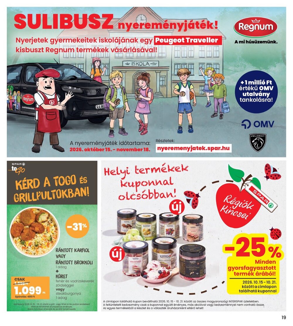 Interspar akciós újság 2026.10.15-től - 19. oldal.