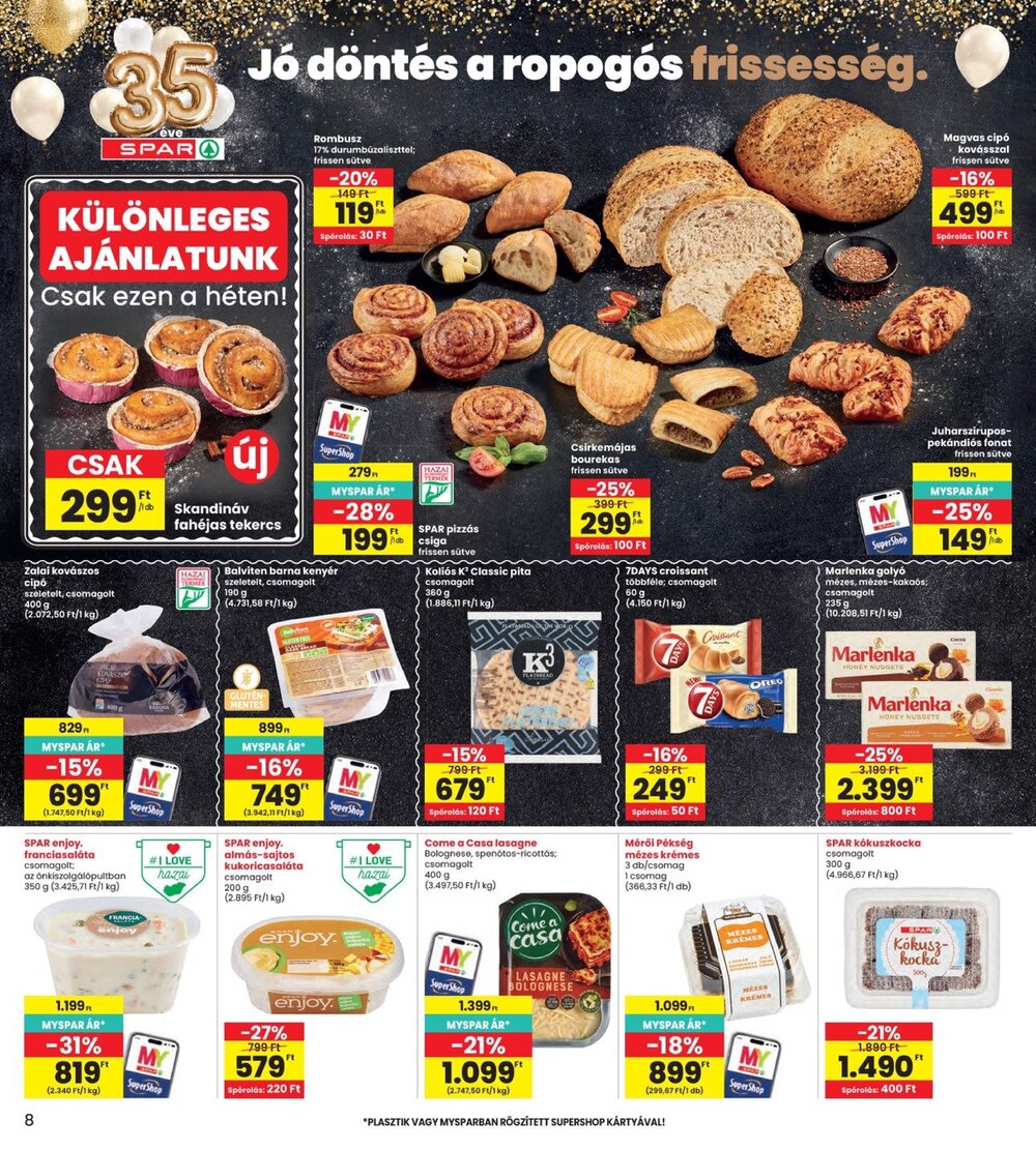 Interspar akciós újság 2026.10.15-től - 8. oldal.
