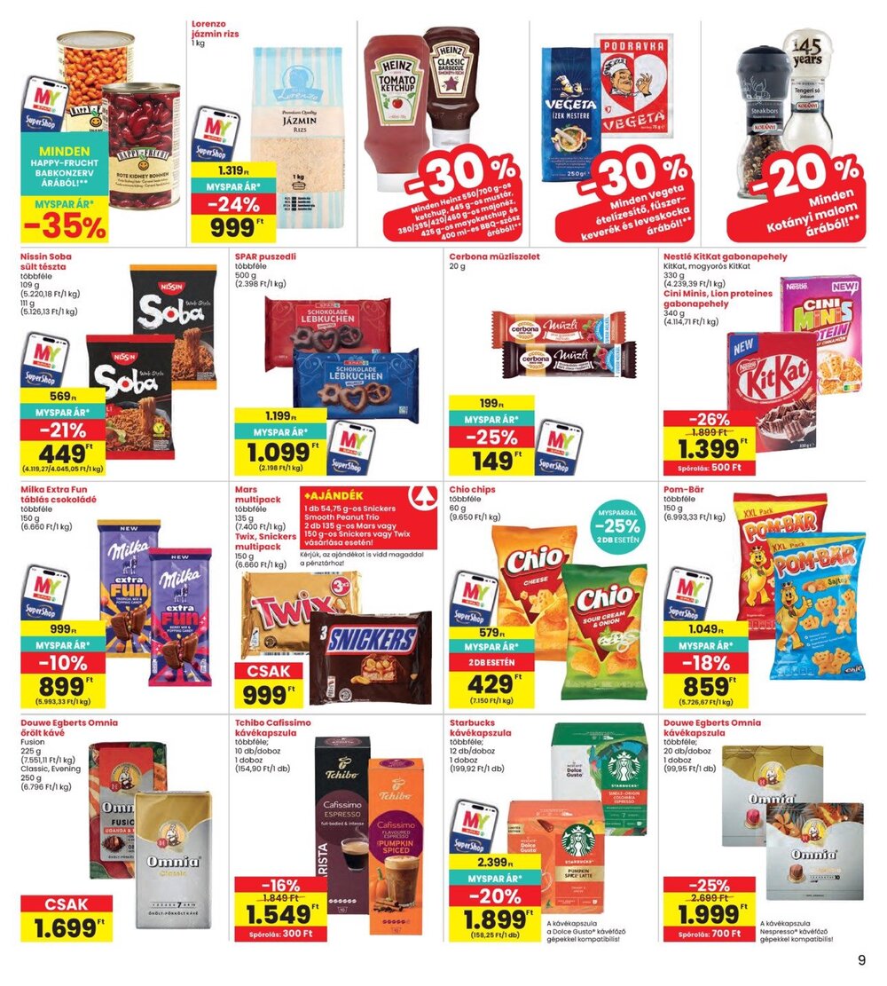 Interspar akciós újság 2026.10.15-től - 9. oldal.